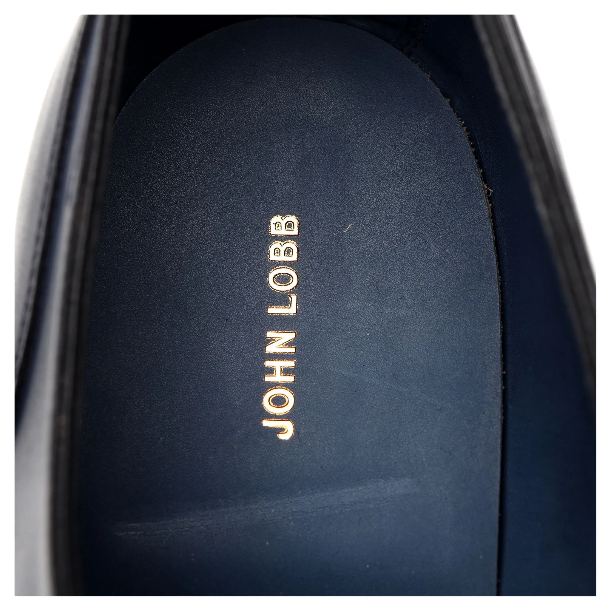 'Alford' Navy Blue Leather Oxford UK 9 E