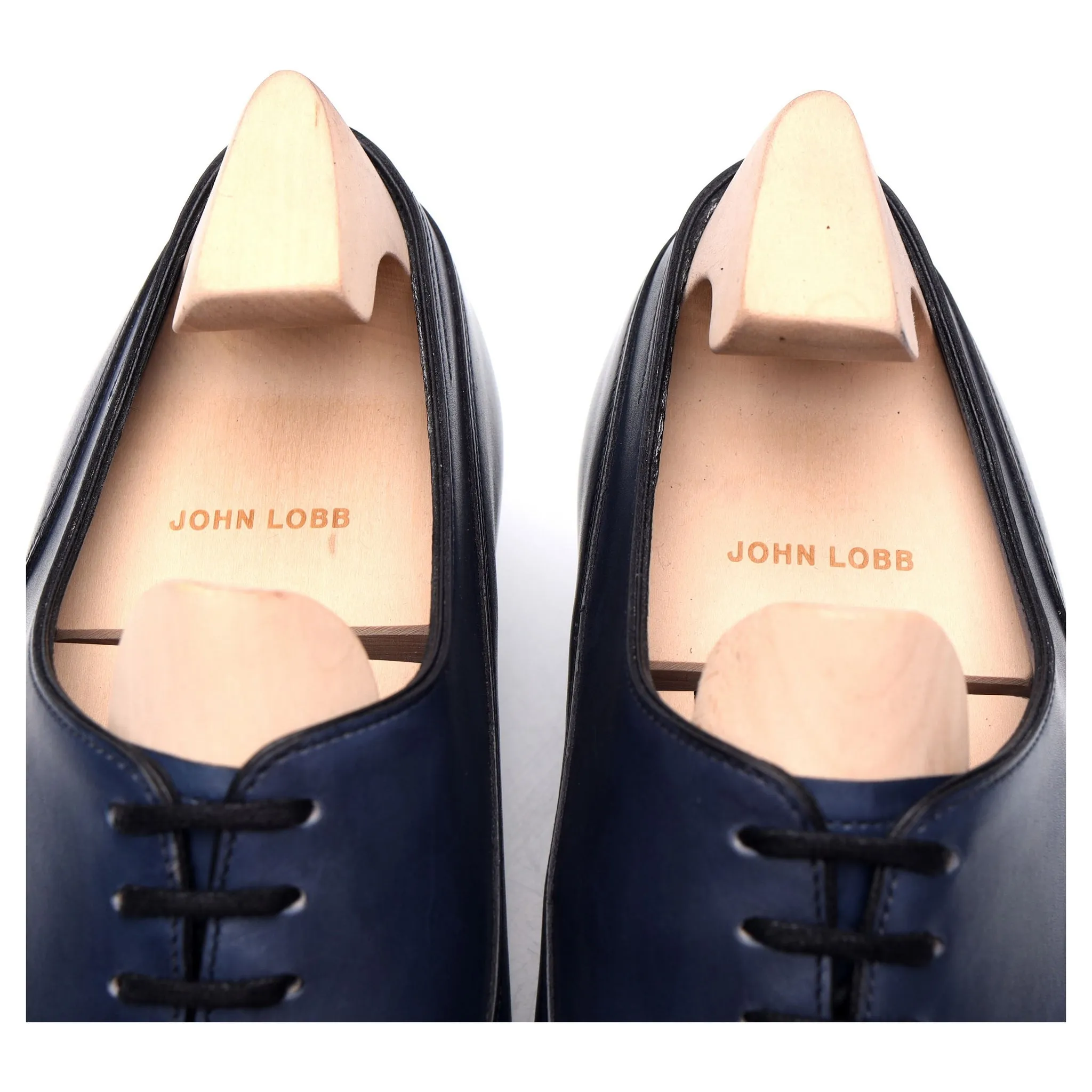 'Alford' Navy Blue Leather Oxford UK 9 E