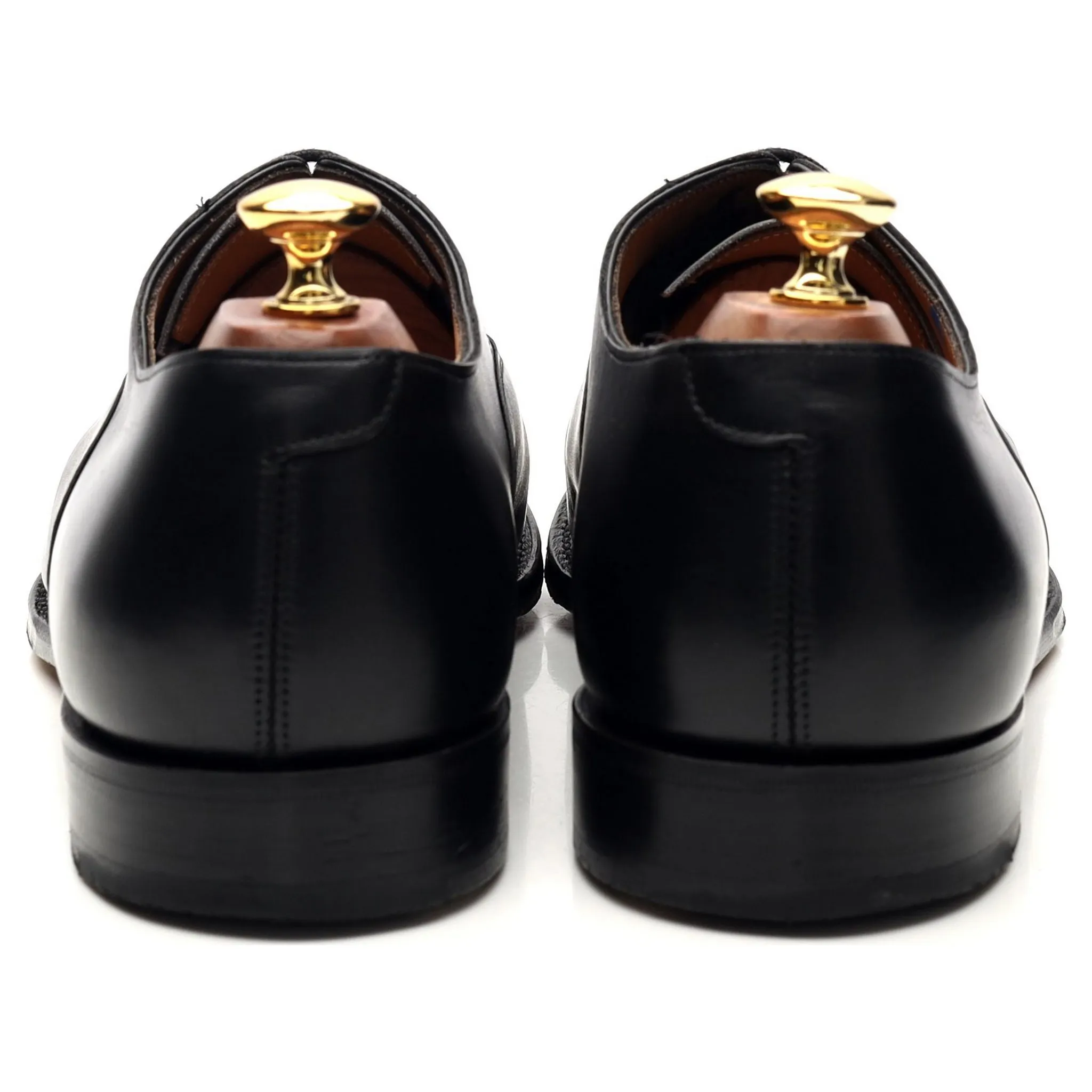 'Alfred' Black Leather Oxford UK 9 F