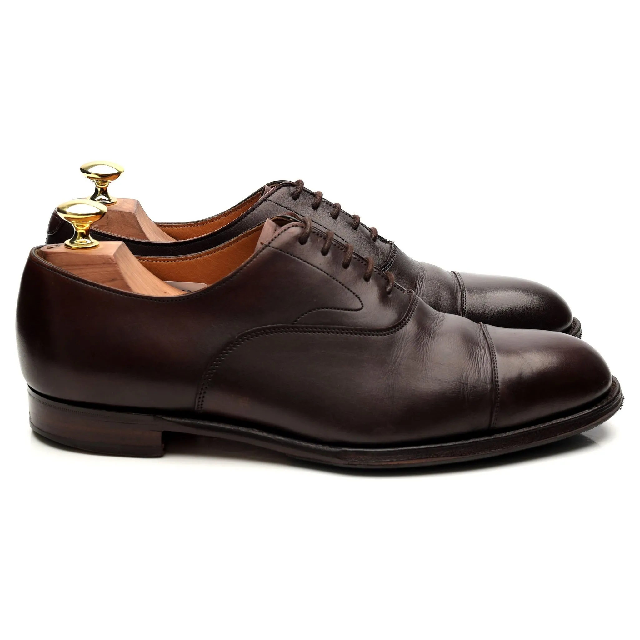 'Alfred' Dark Brown Leather Oxford UK 7 G