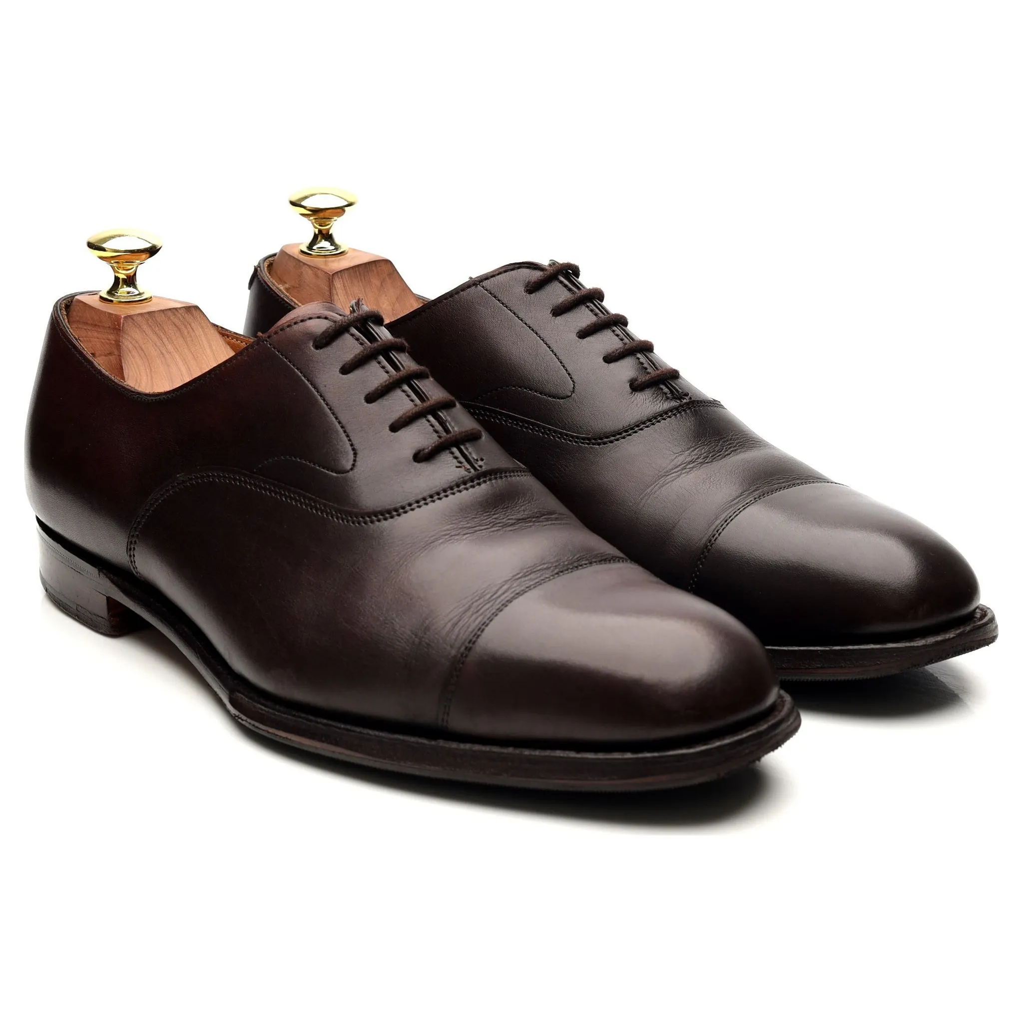 'Alfred' Dark Brown Leather Oxford UK 7 G