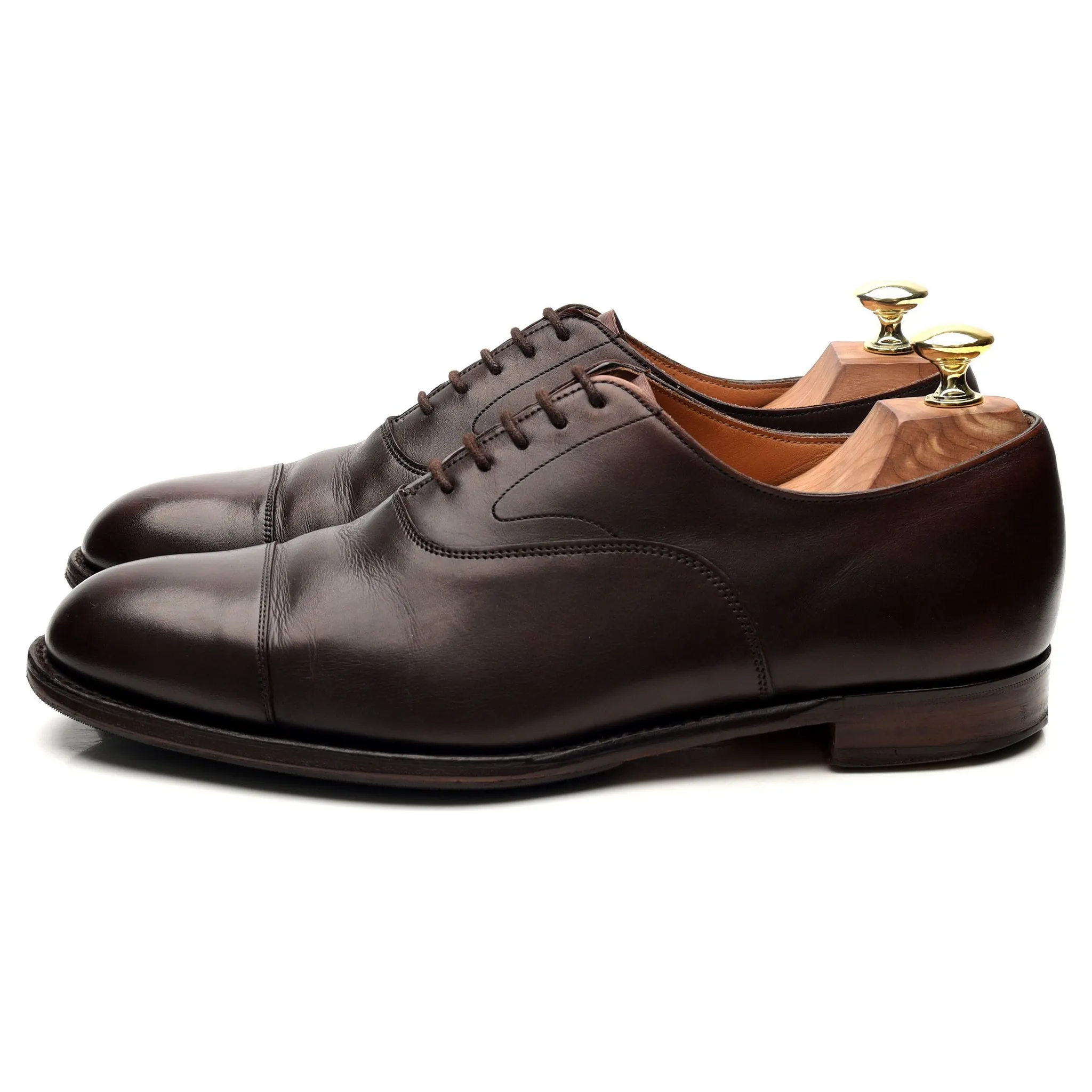 'Alfred' Dark Brown Leather Oxford UK 7 G