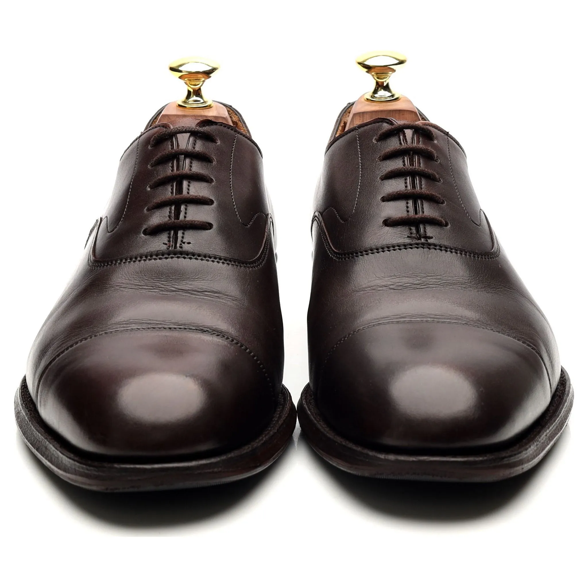 'Alfred' Dark Brown Leather Oxford UK 7 G