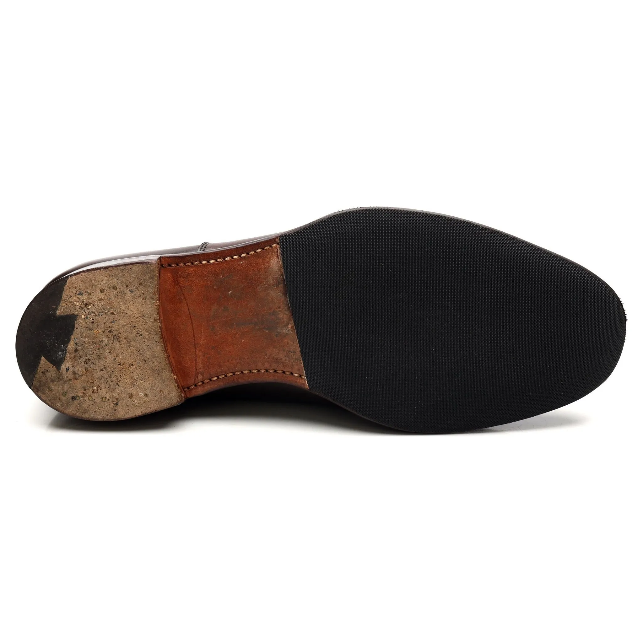 'Alfred' Dark Brown Leather Oxford UK 7 G