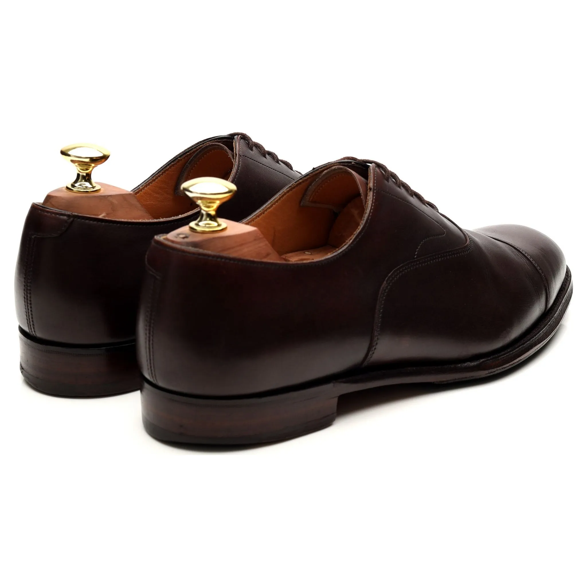 'Alfred' Dark Brown Leather Oxford UK 7 G