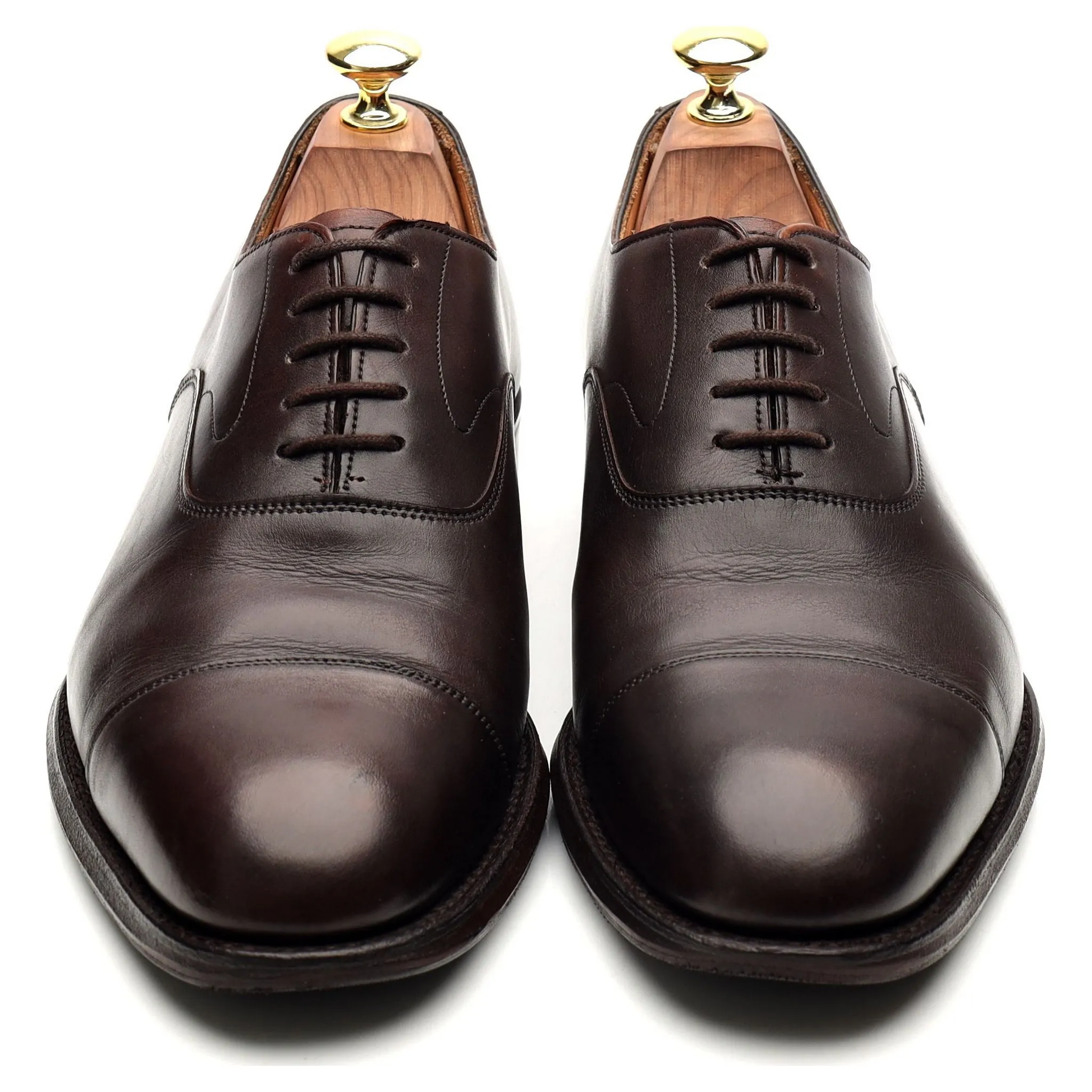 'Alfred' Dark Brown Leather Oxford UK 7 G