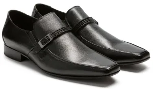 Alfredo Men's Black Dress Leather Sole 308