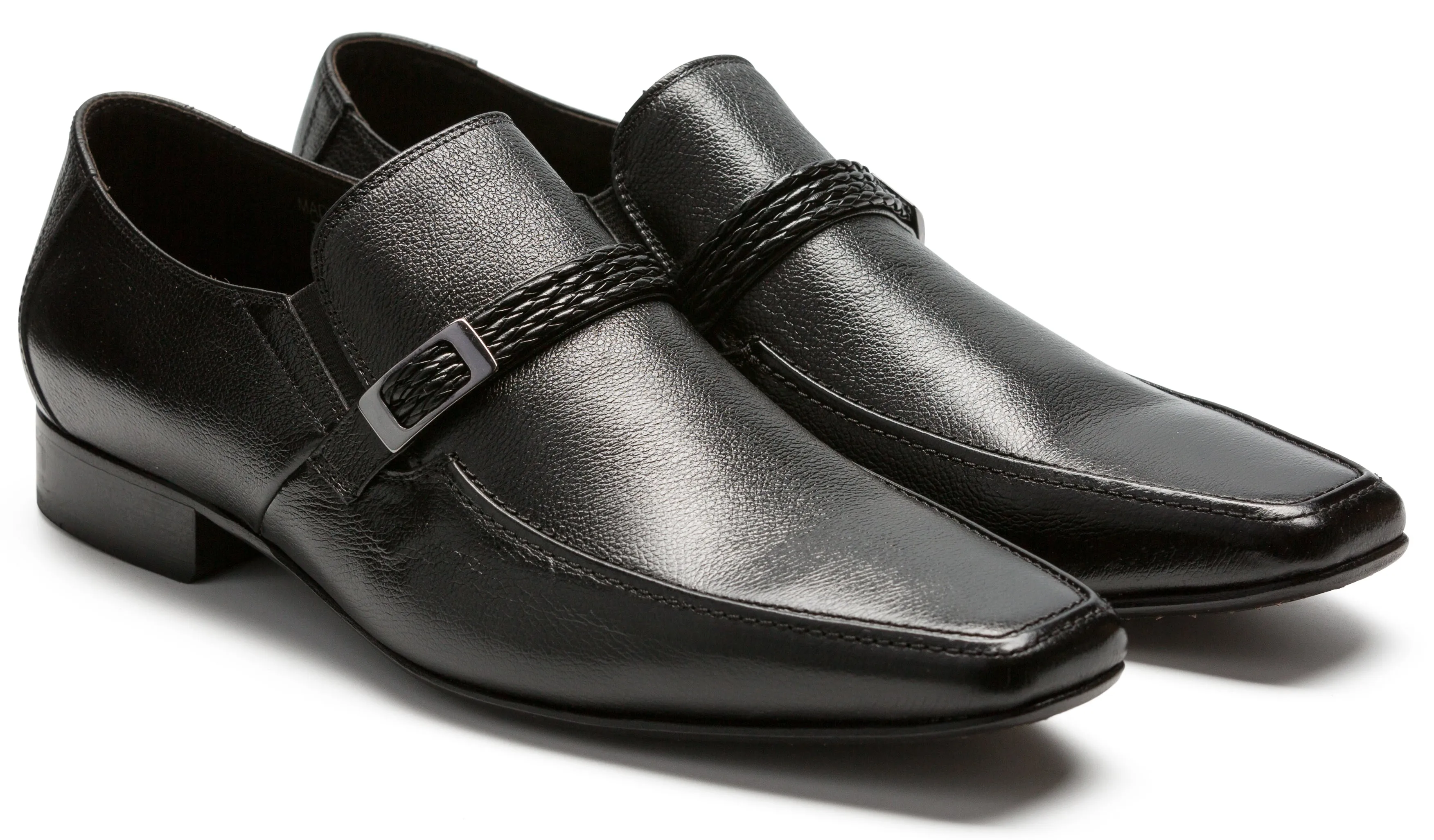 Alfredo Men's Black Dress Leather Sole 308