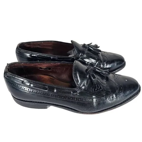 Allen Edmonds Mansfield Oxford Wingtips Black 9.5