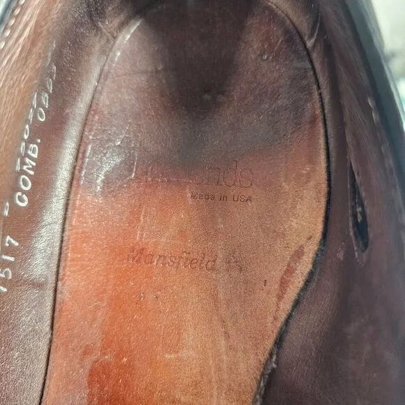 Allen Edmonds Mansfield Oxford Wingtips Black 9.5