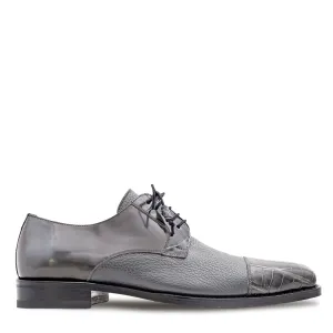 Alligator/Calfskin Cap Toe Derby