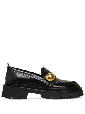 AMI Paris embellished 5mm leather loafers