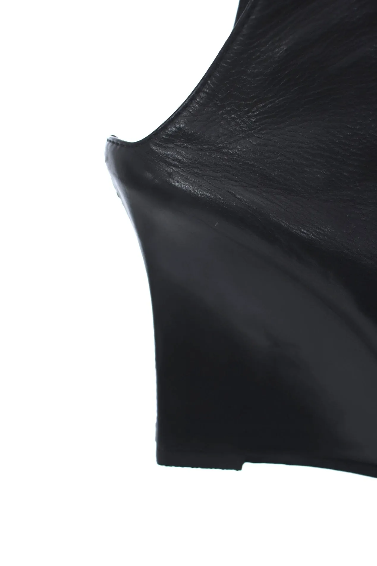 Ann Demeulemeester Lambskin Mule Boots