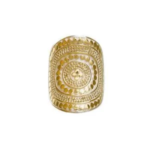 Anna Beck Beaded Saddle Ring - Gold