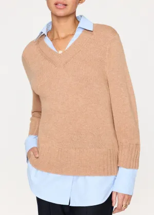 Arden Looker (Camel Melange with Oxford)