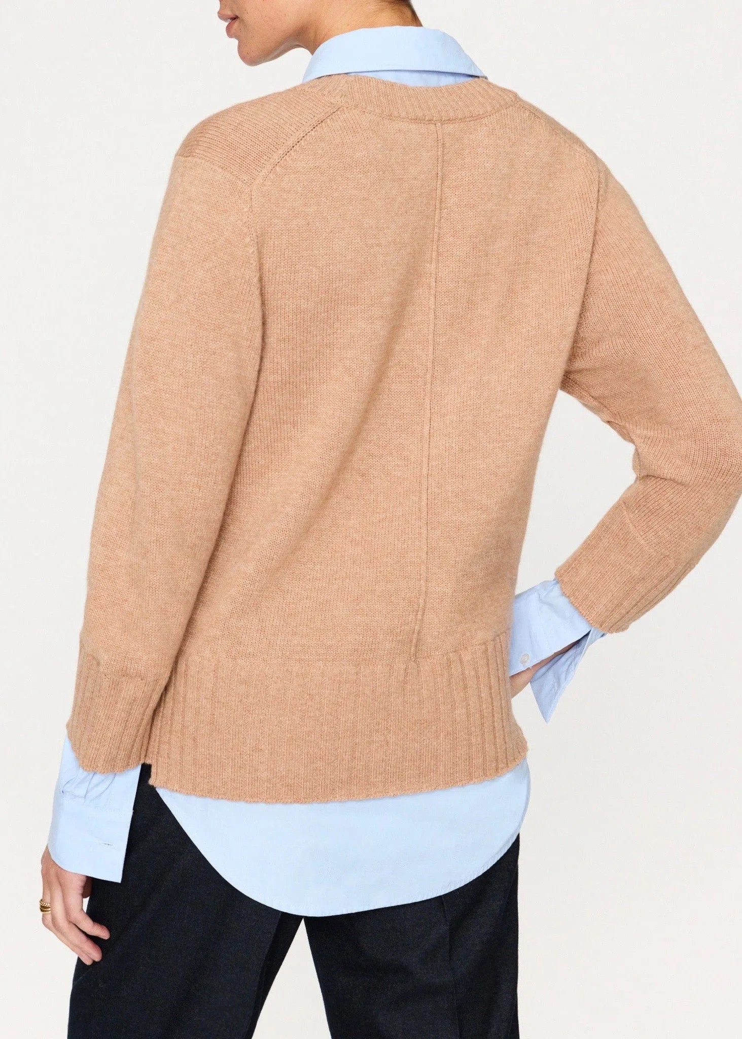 Arden Looker (Camel Melange with Oxford)