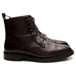 'Argyll' Dark Brown Leather Boots UK 9.5 E
