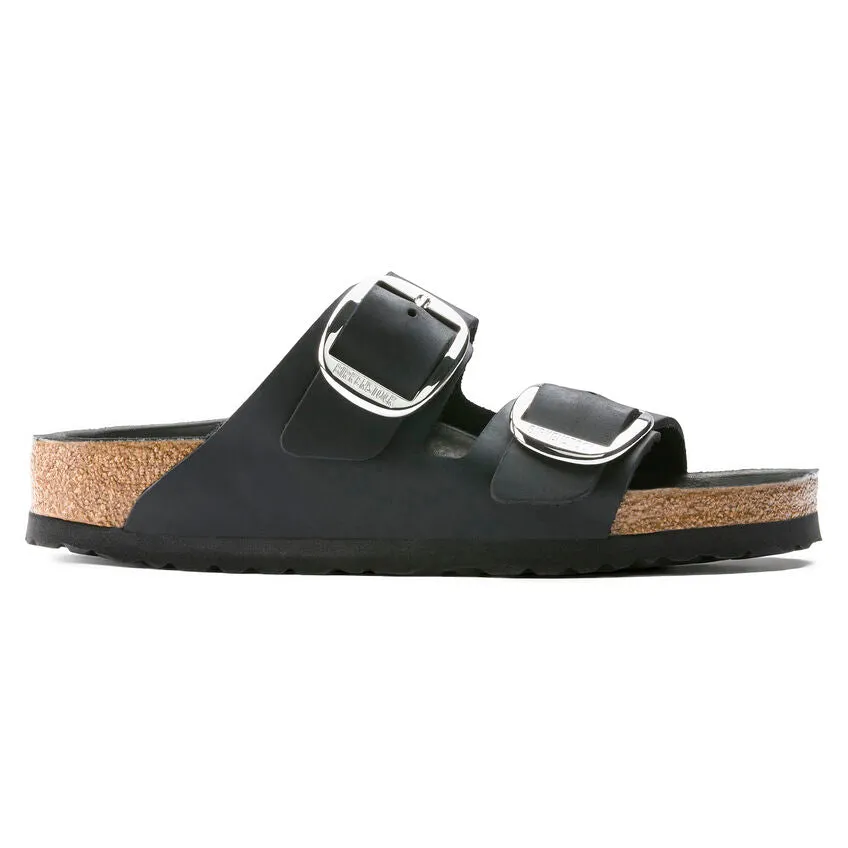 Arizona Big Buckle Oiled Leather - Black