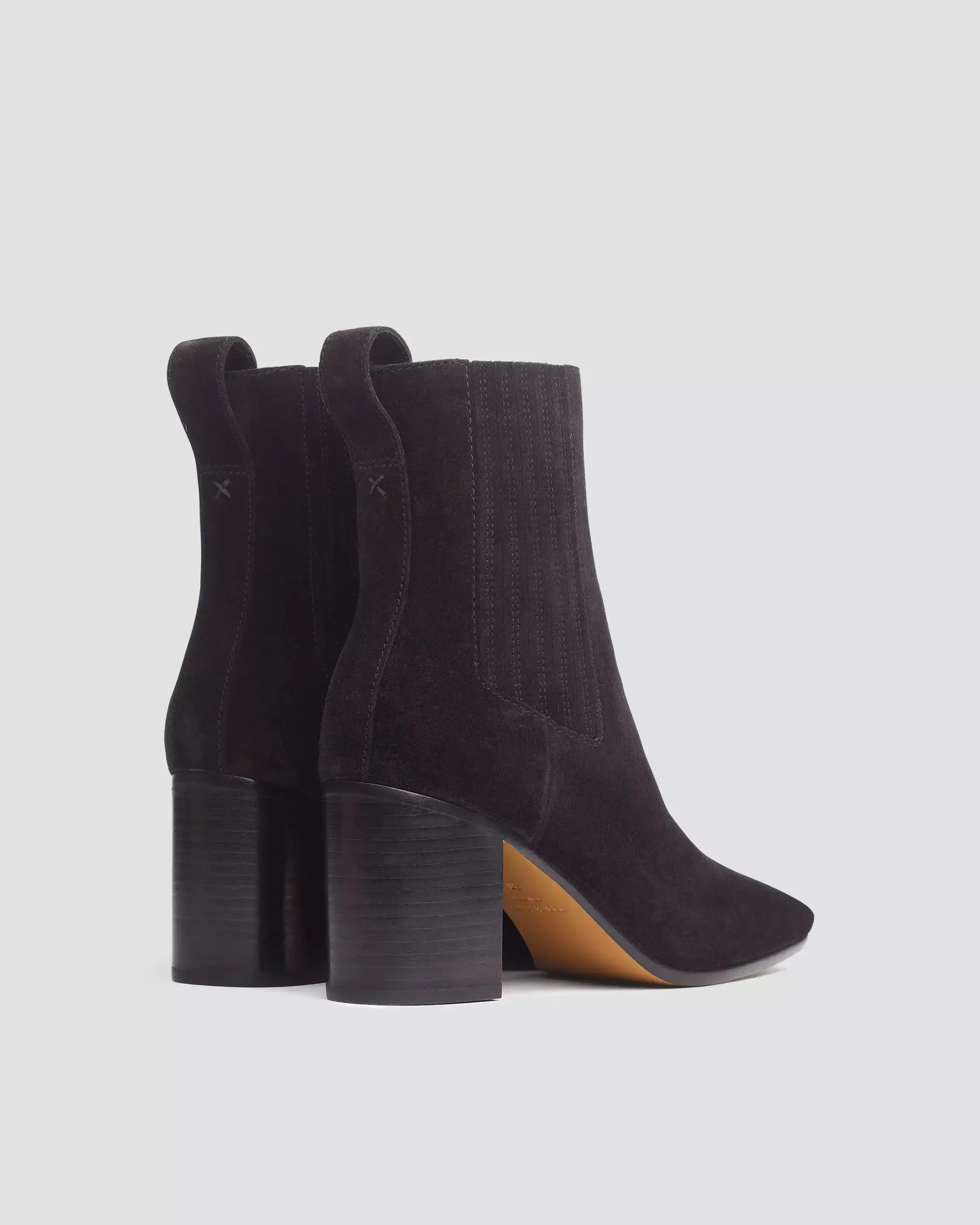 Astra Chelsea Suede Boot in Black
