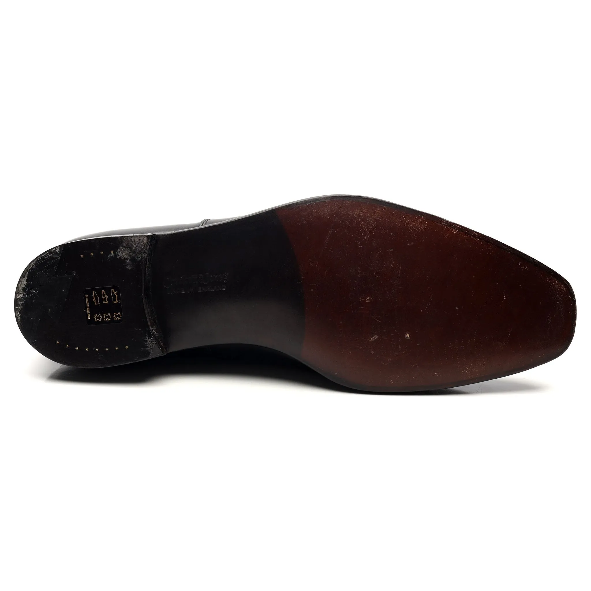 'Audley' Black Leather Oxford UK 11 E