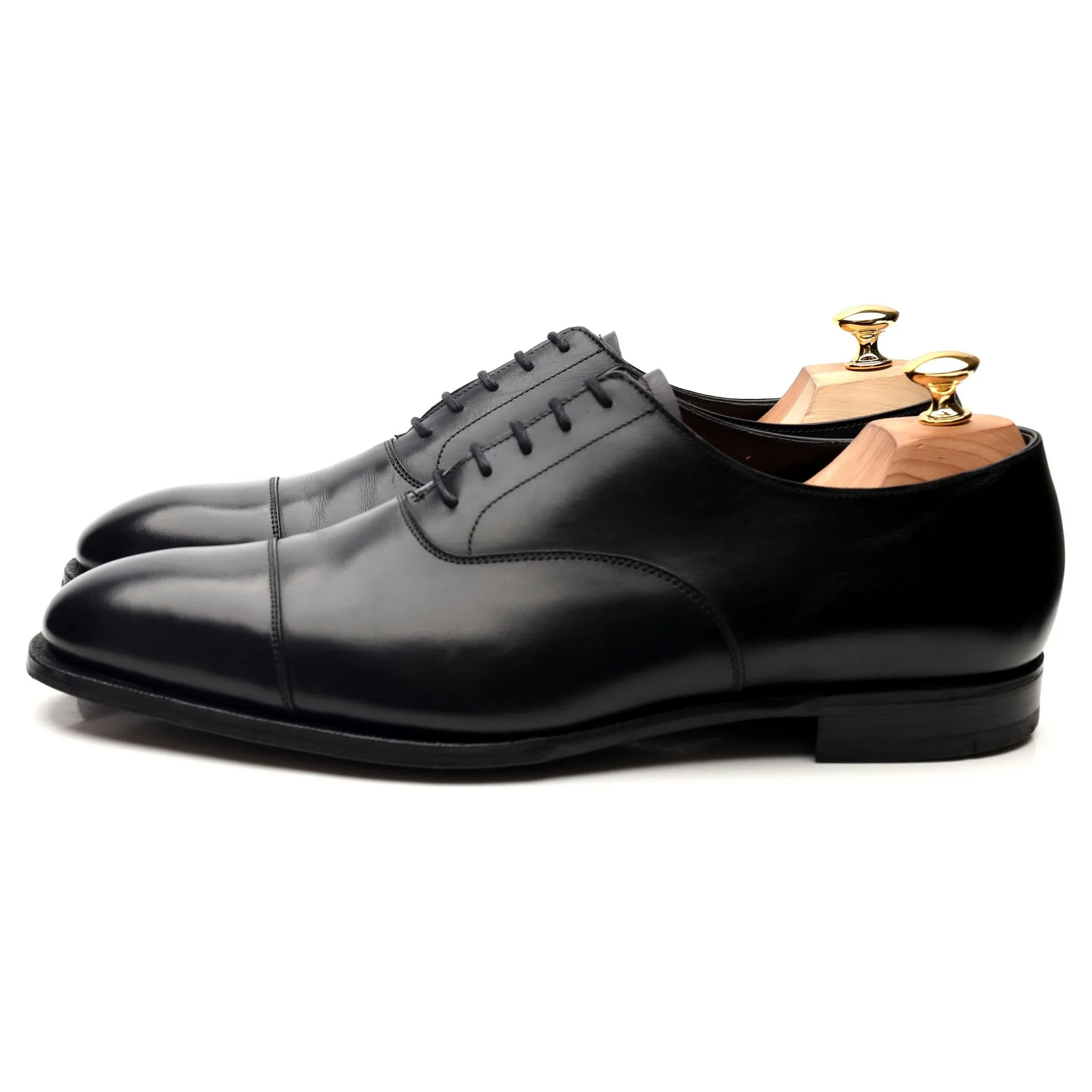 'Audley' Black Leather Oxford UK 11 E