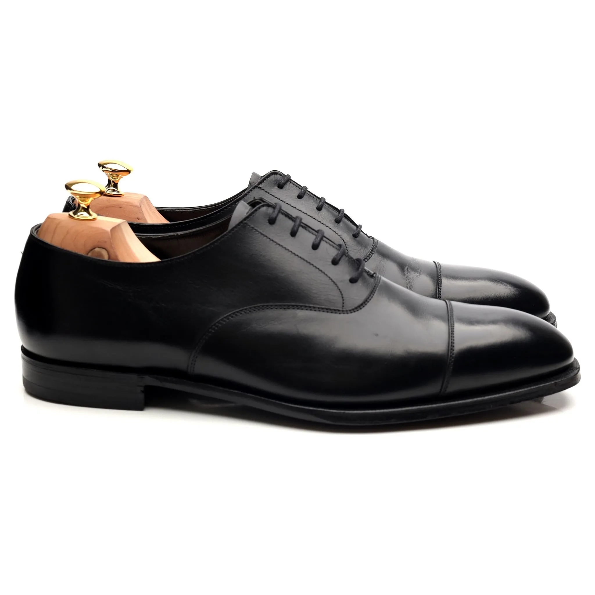 'Audley' Black Leather Oxford UK 11 E