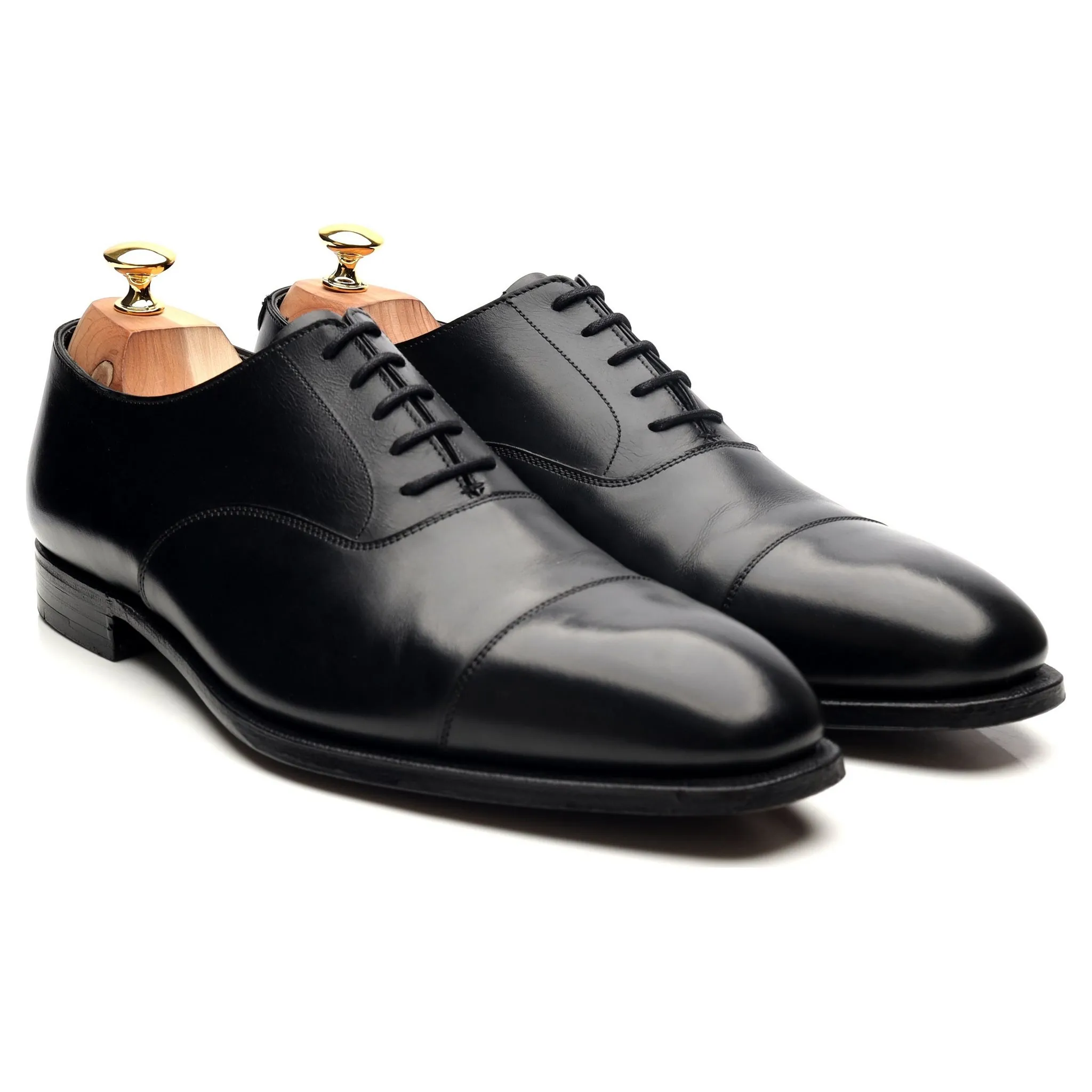 'Audley' Black Leather Oxford UK 11 E