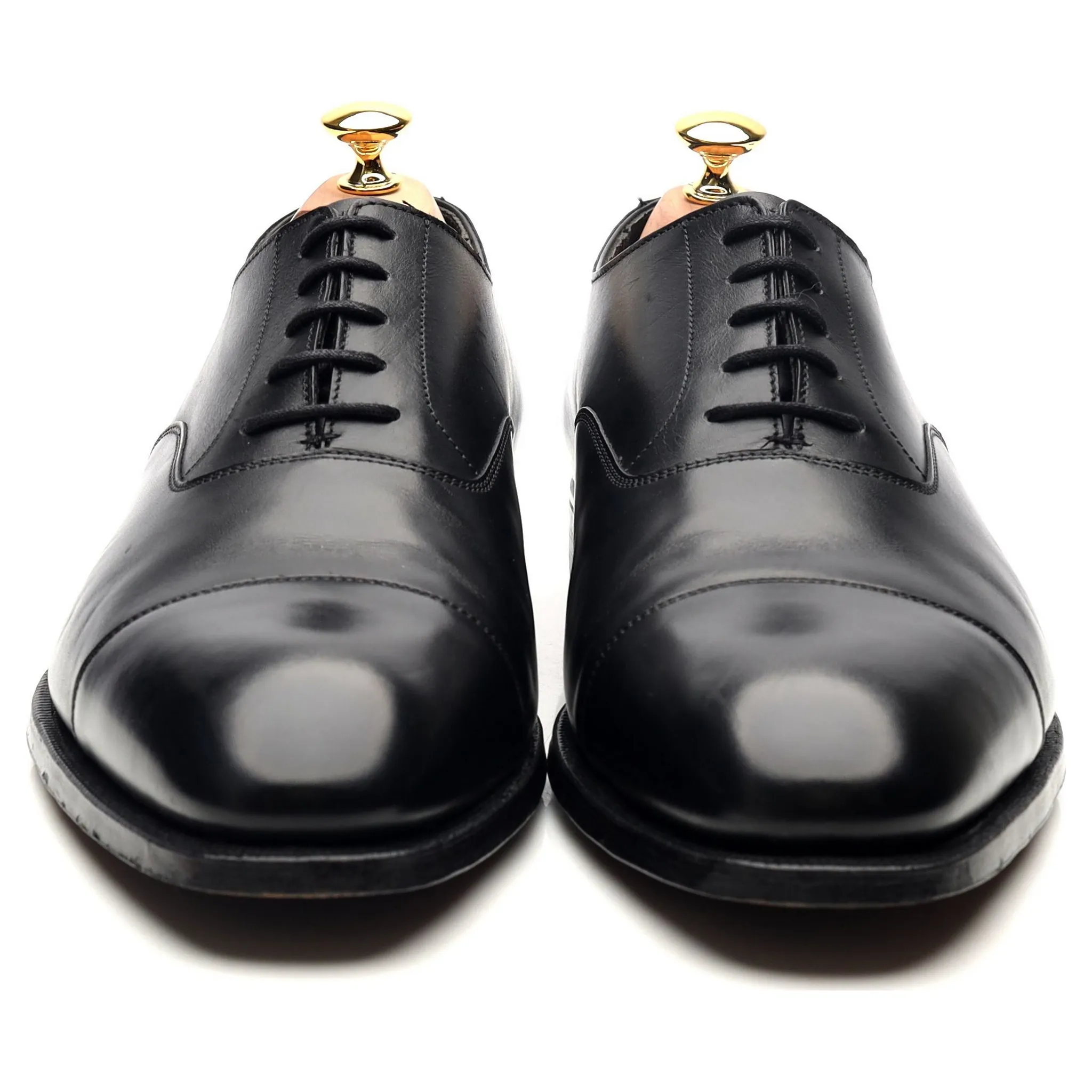 'Audley' Black Leather Oxford UK 11 E