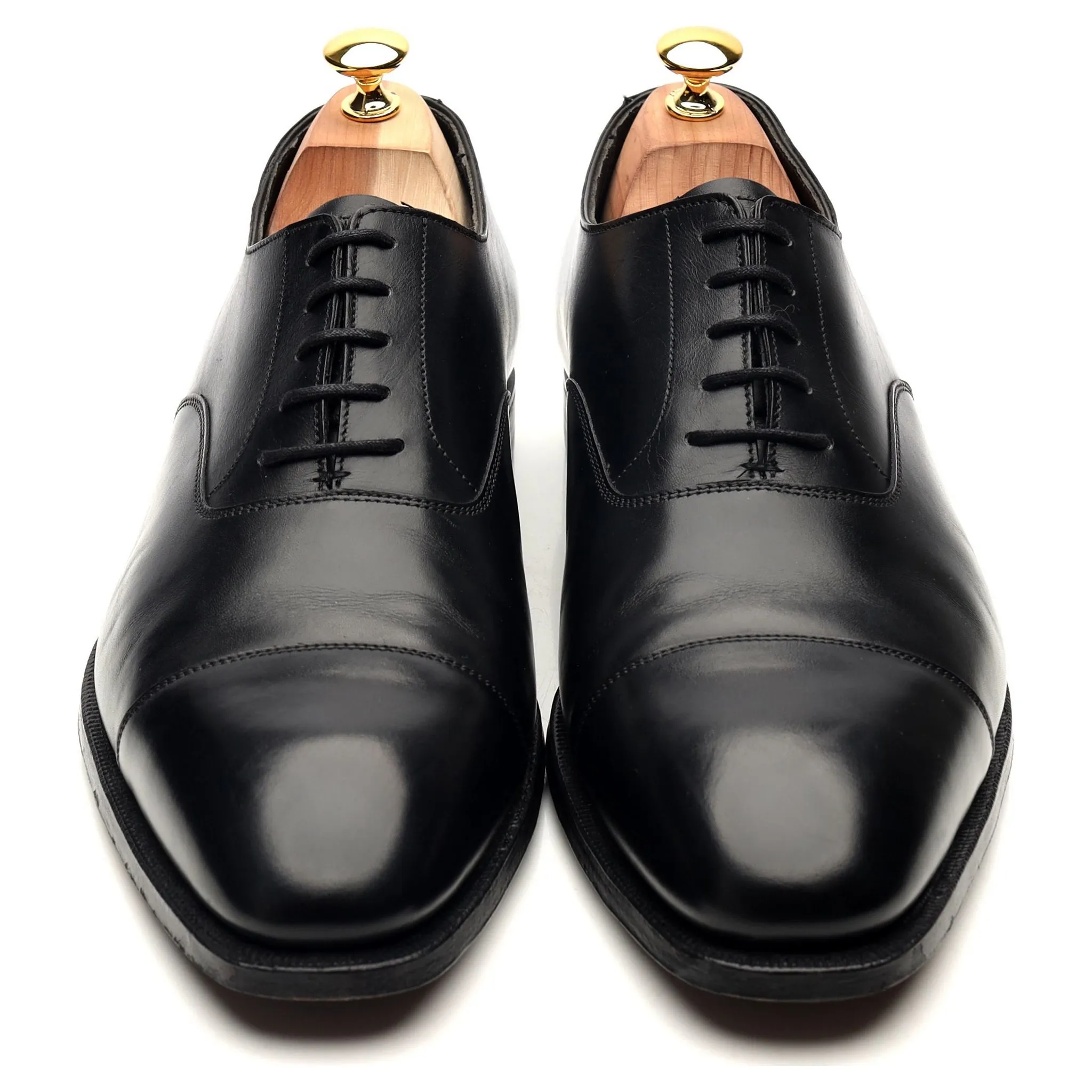 'Audley' Black Leather Oxford UK 11 E