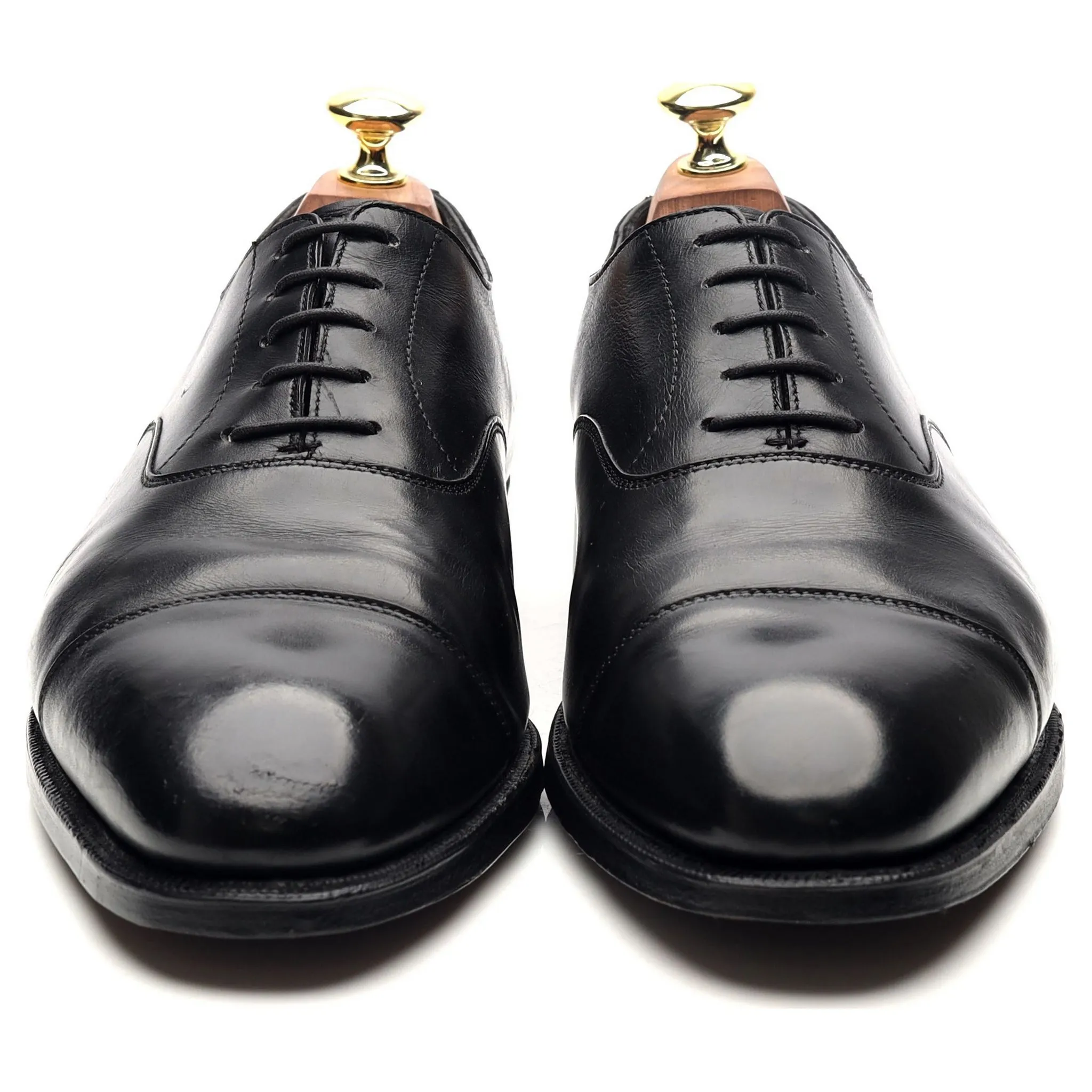 'Audley' Black Leather Oxford UK 7.5 E