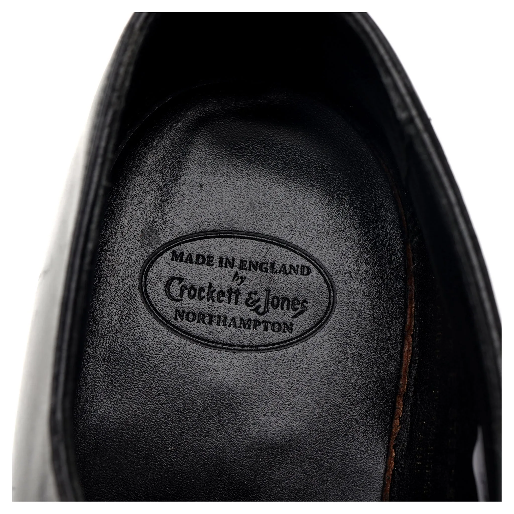 'Audley' Black Leather Oxford UK 7.5 E