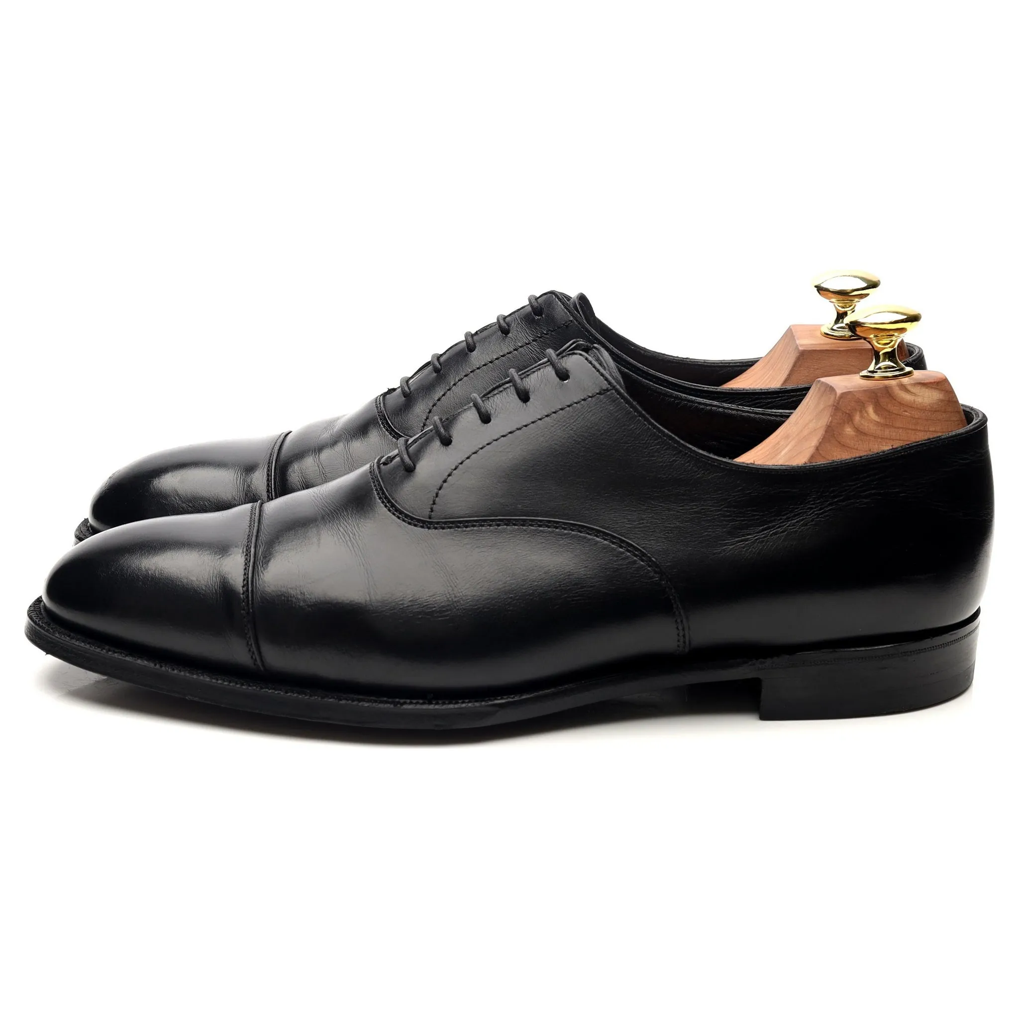 'Audley' Black Leather Oxford UK 7.5 E