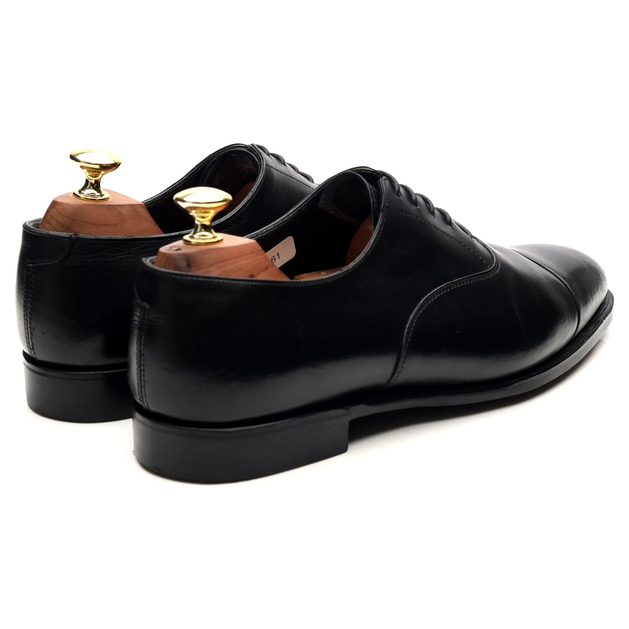 'Audley' Black Leather Oxford UK 7.5 E