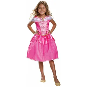 Aurora Princess Costume Dress Girls Classic Sleeping Beauty Child Kids Toddler Outfit