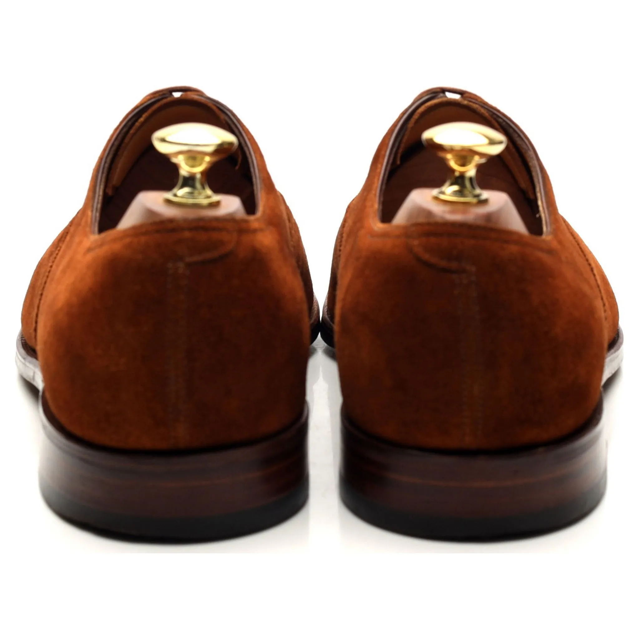 'Avon' Tan Brown Suede Oxford UK 9 E