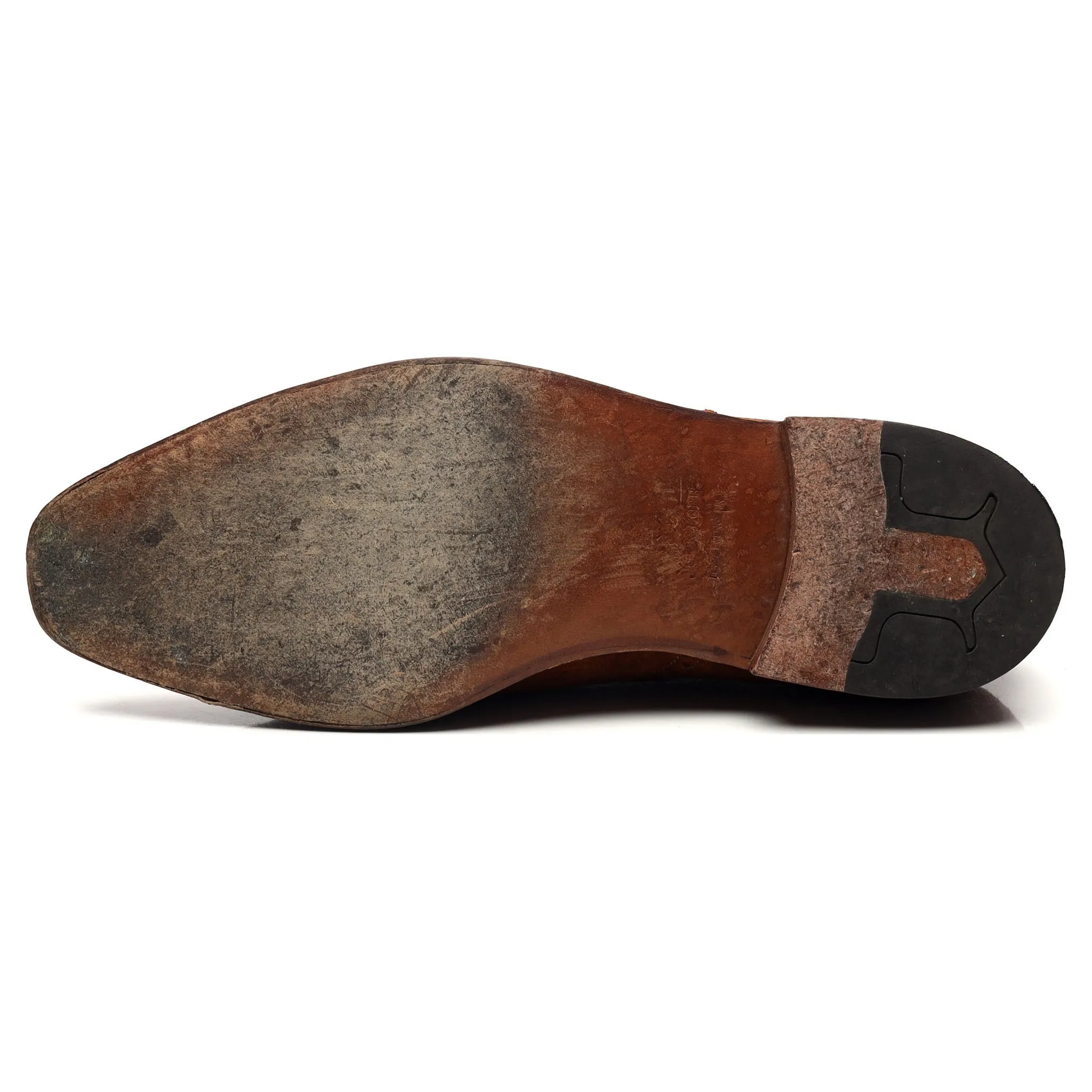 'Avon' Tan Brown Suede Oxford UK 9 E