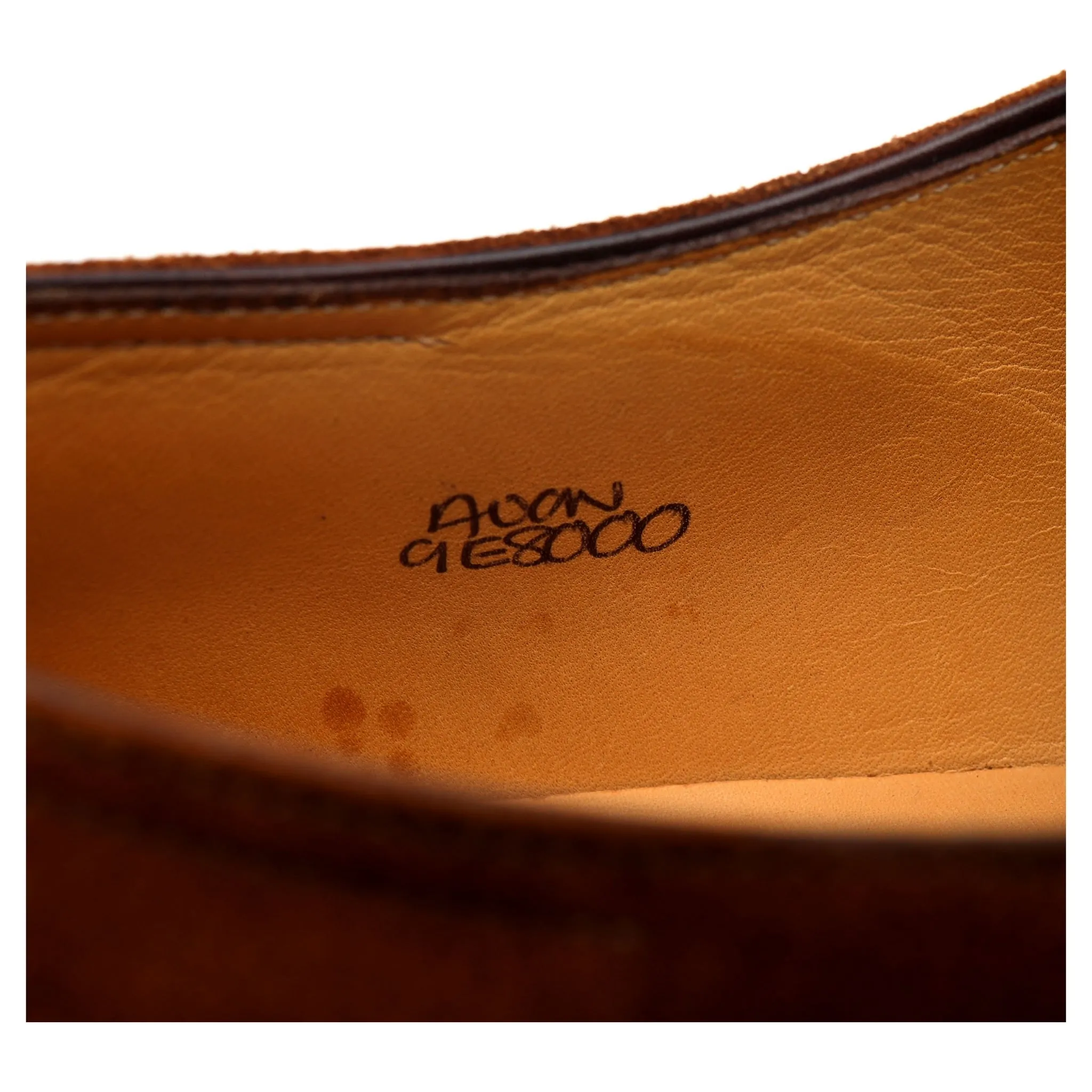 'Avon' Tan Brown Suede Oxford UK 9 E