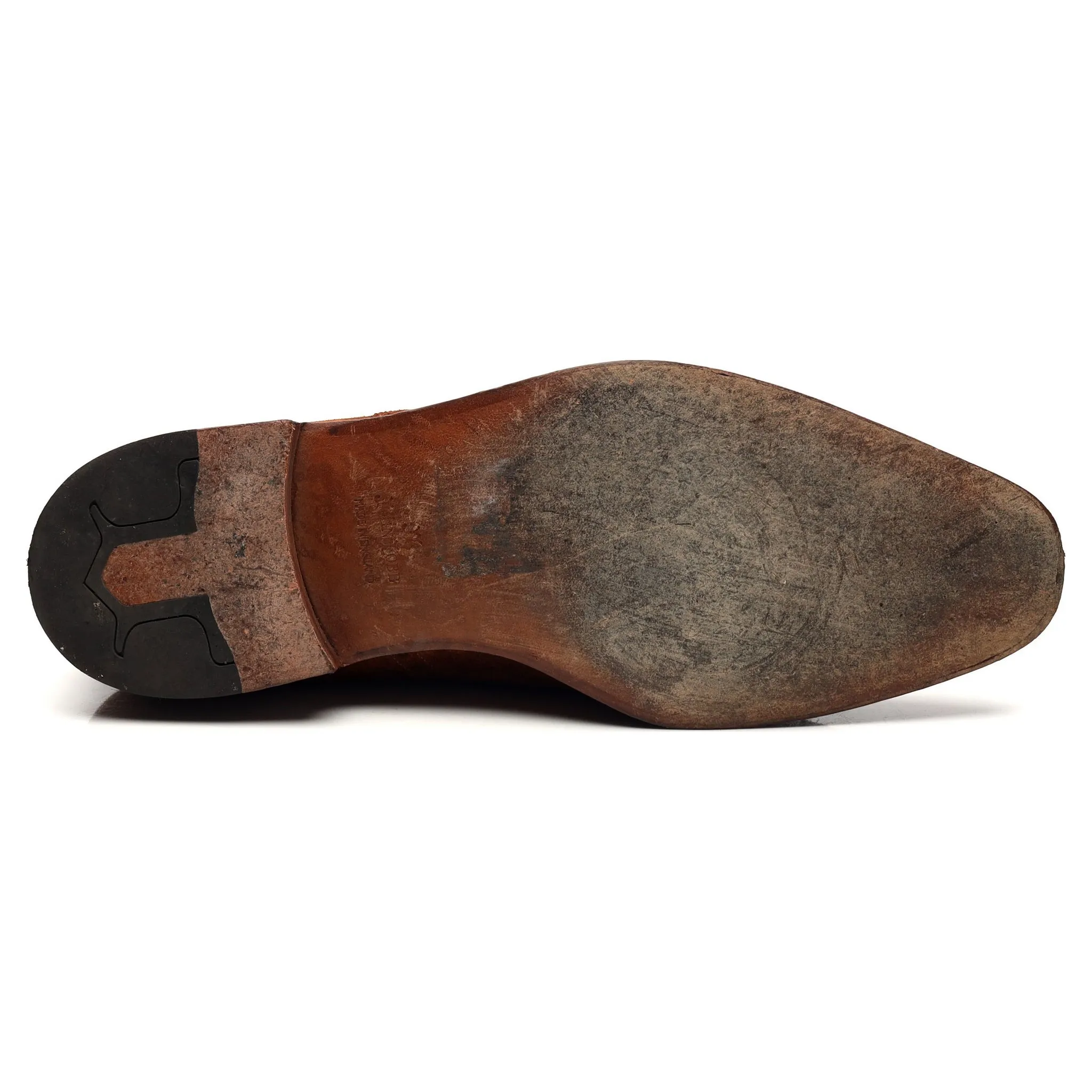 'Avon' Tan Brown Suede Oxford UK 9 E