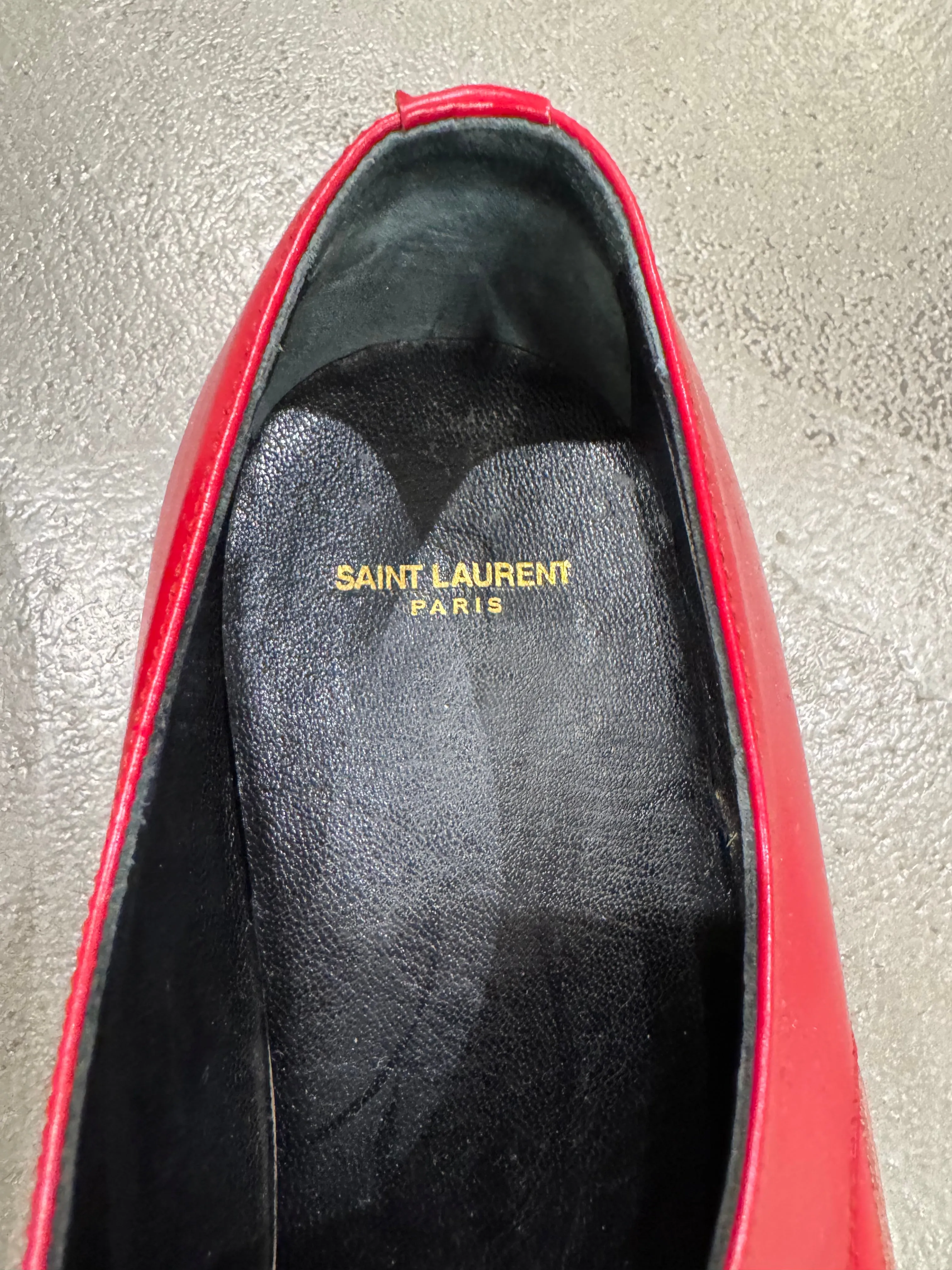 A/W2014 Saint Laurent by Hedi Slimane runway leather creepers derby shoes