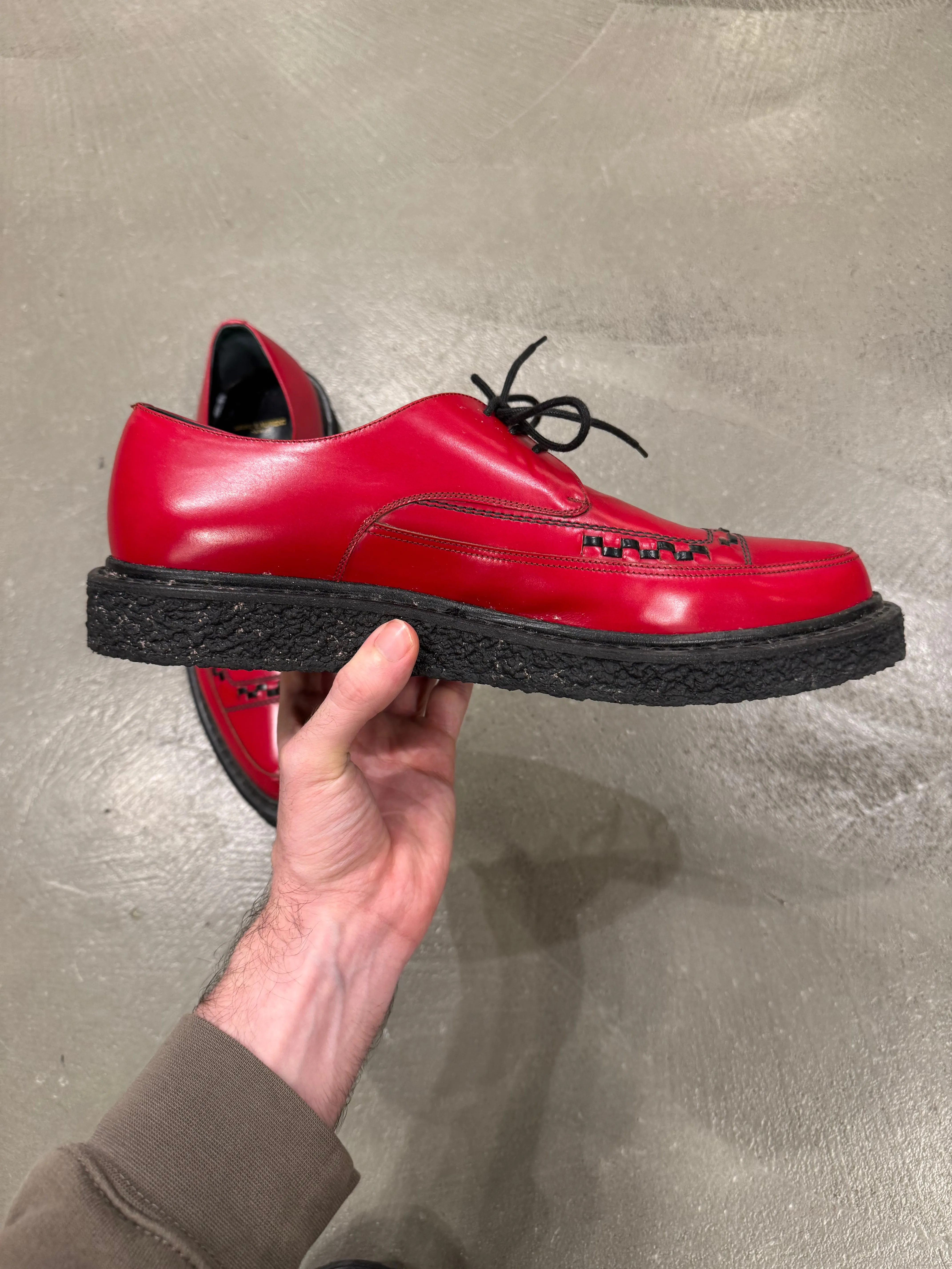 A/W2014 Saint Laurent by Hedi Slimane runway leather creepers derby shoes