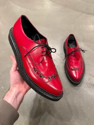 A/W2014 Saint Laurent by Hedi Slimane runway leather creepers derby shoes