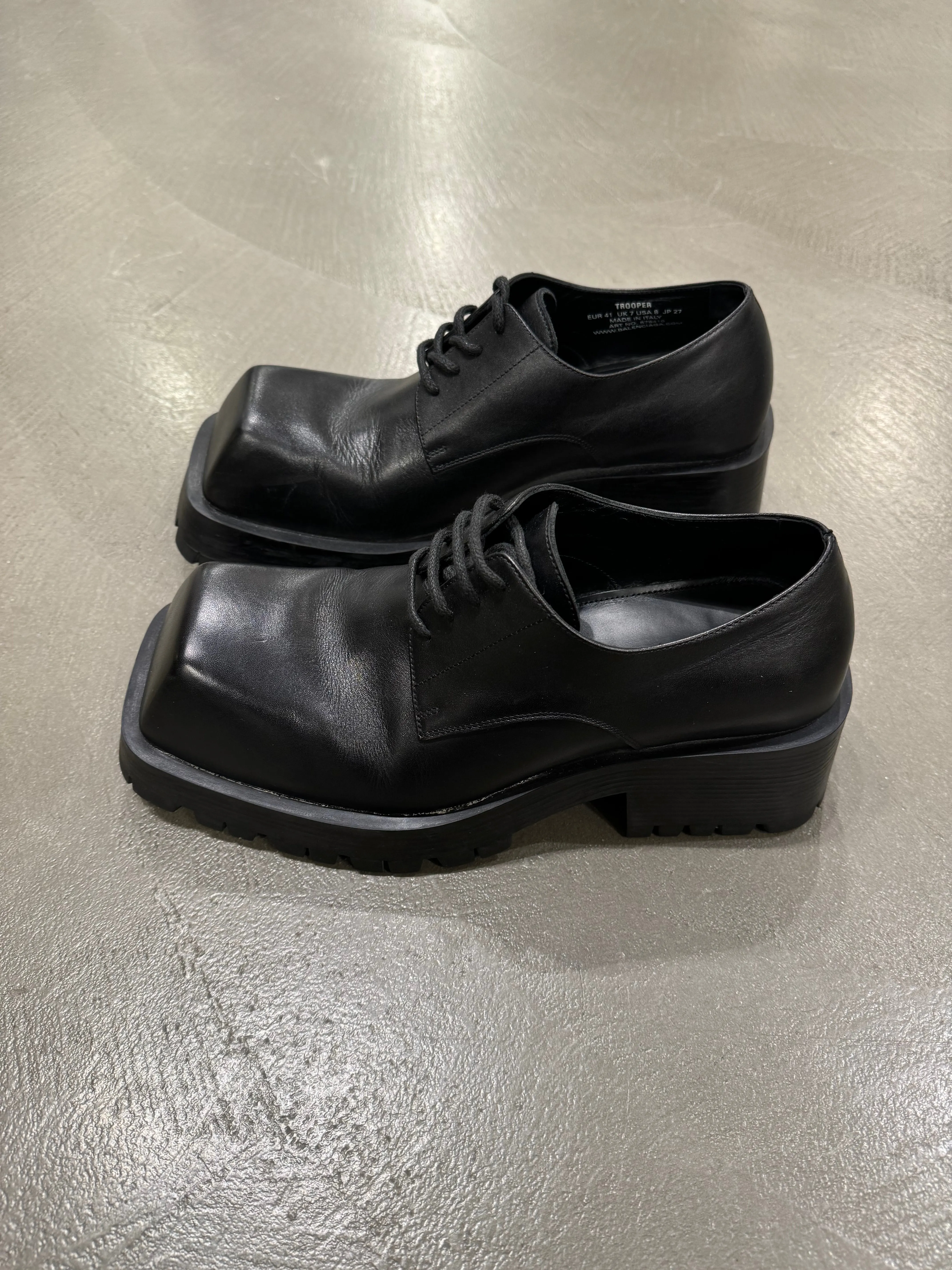 Balenciaga trooper derbies