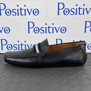 Bally Waltec Black Calf Leather Drivers