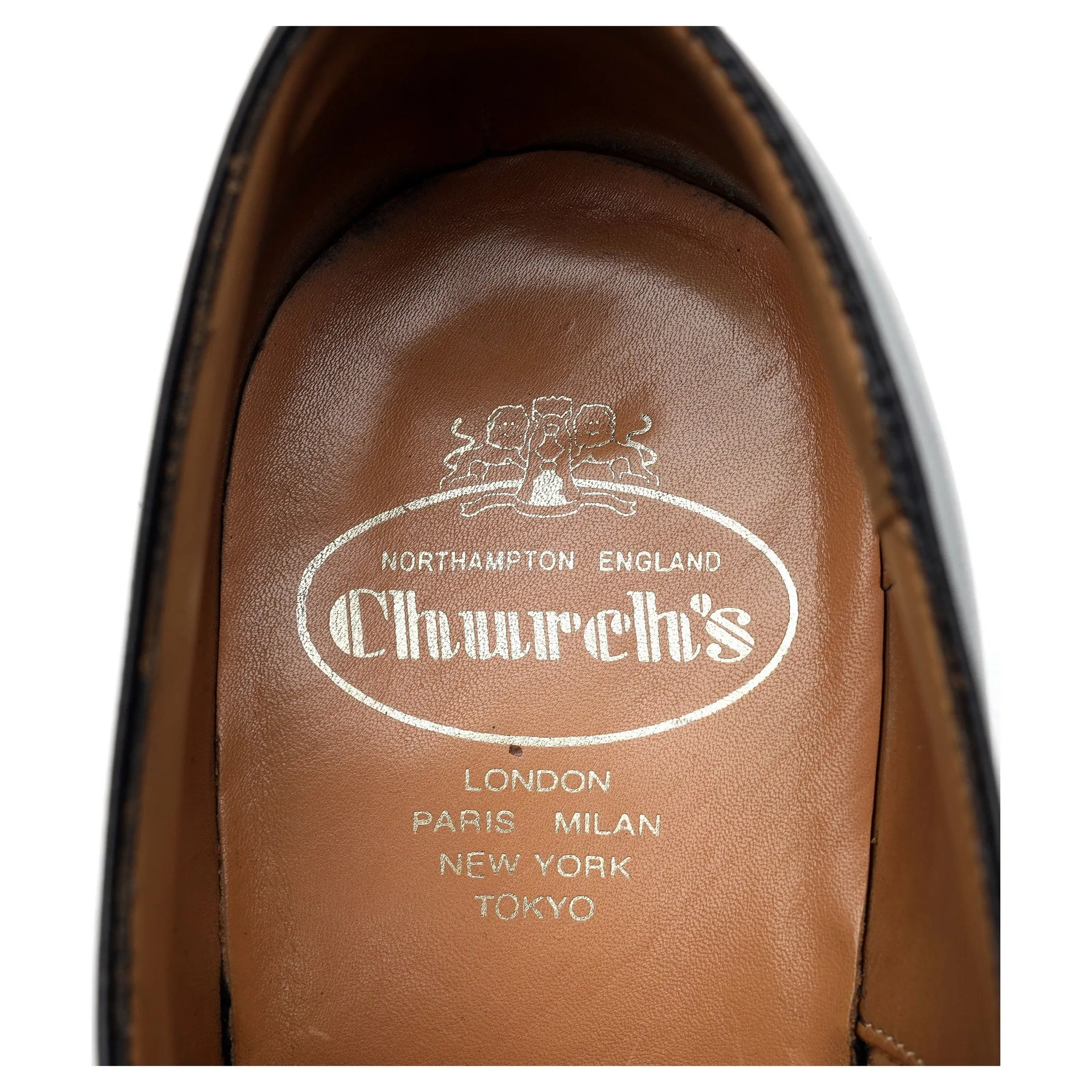 'Balmoral' Black Leather Oxford UK 7.5 F