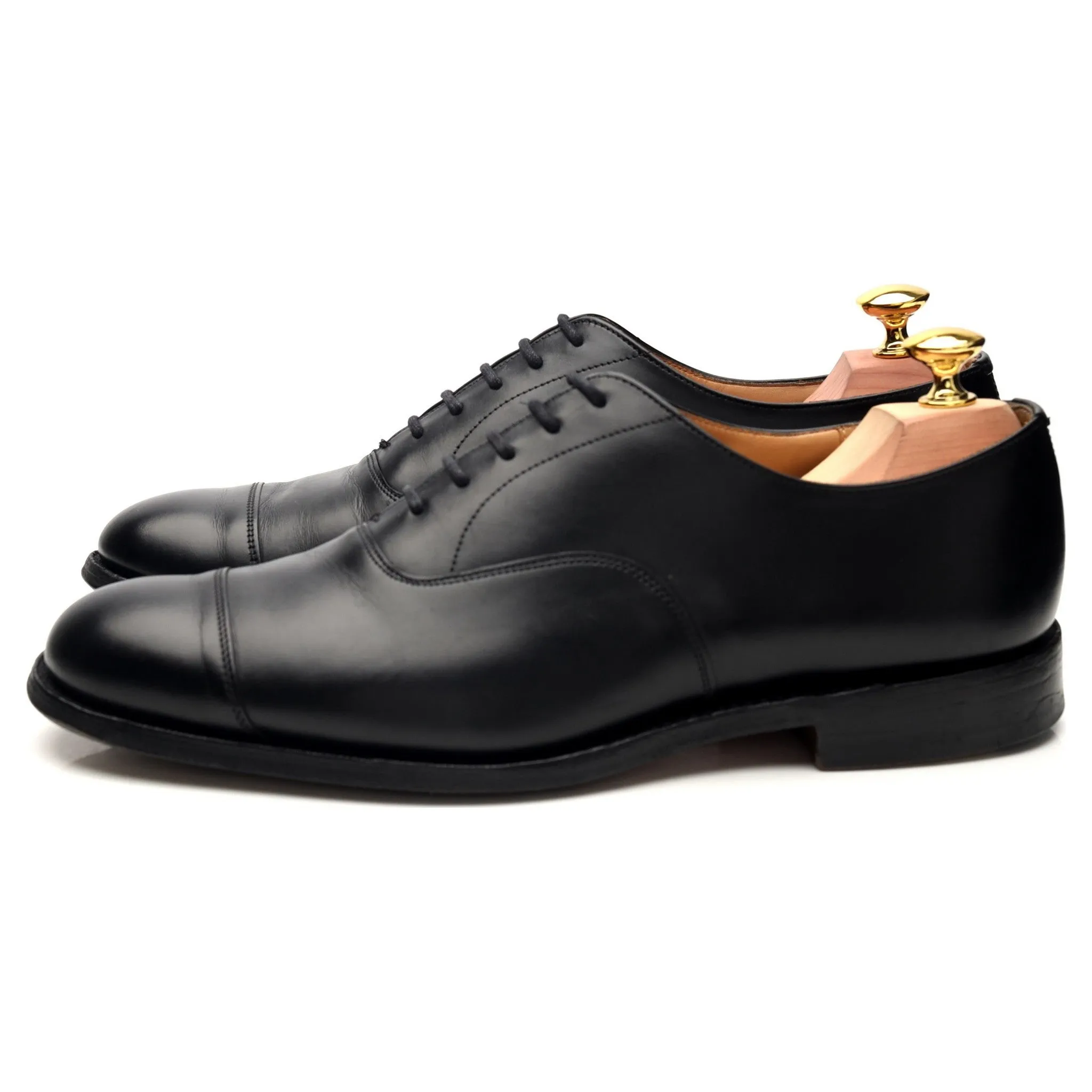 'Balmoral' Black Leather Oxford UK 7.5 F