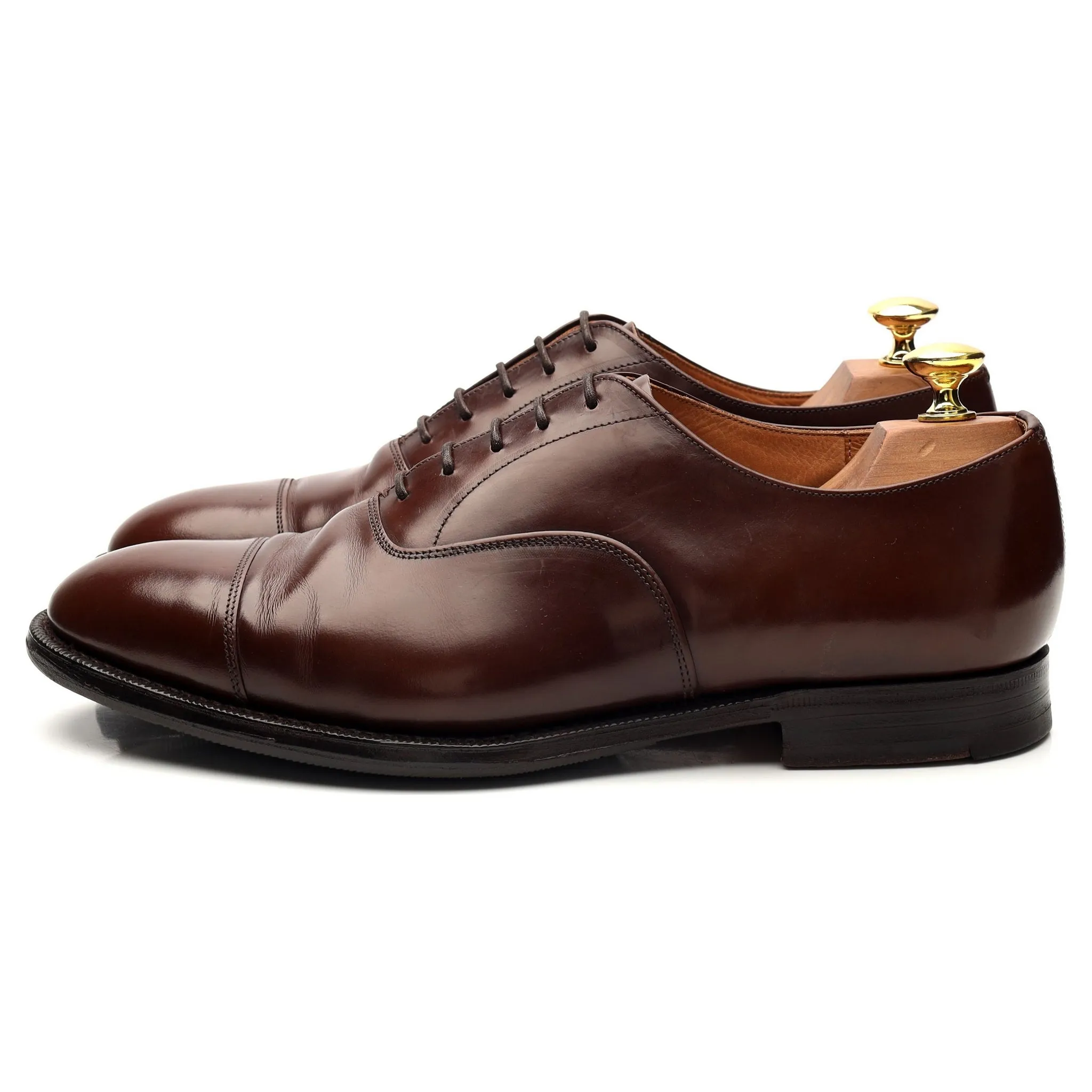 'Balmoral' Brown Leather Oxford UK 8.5 F