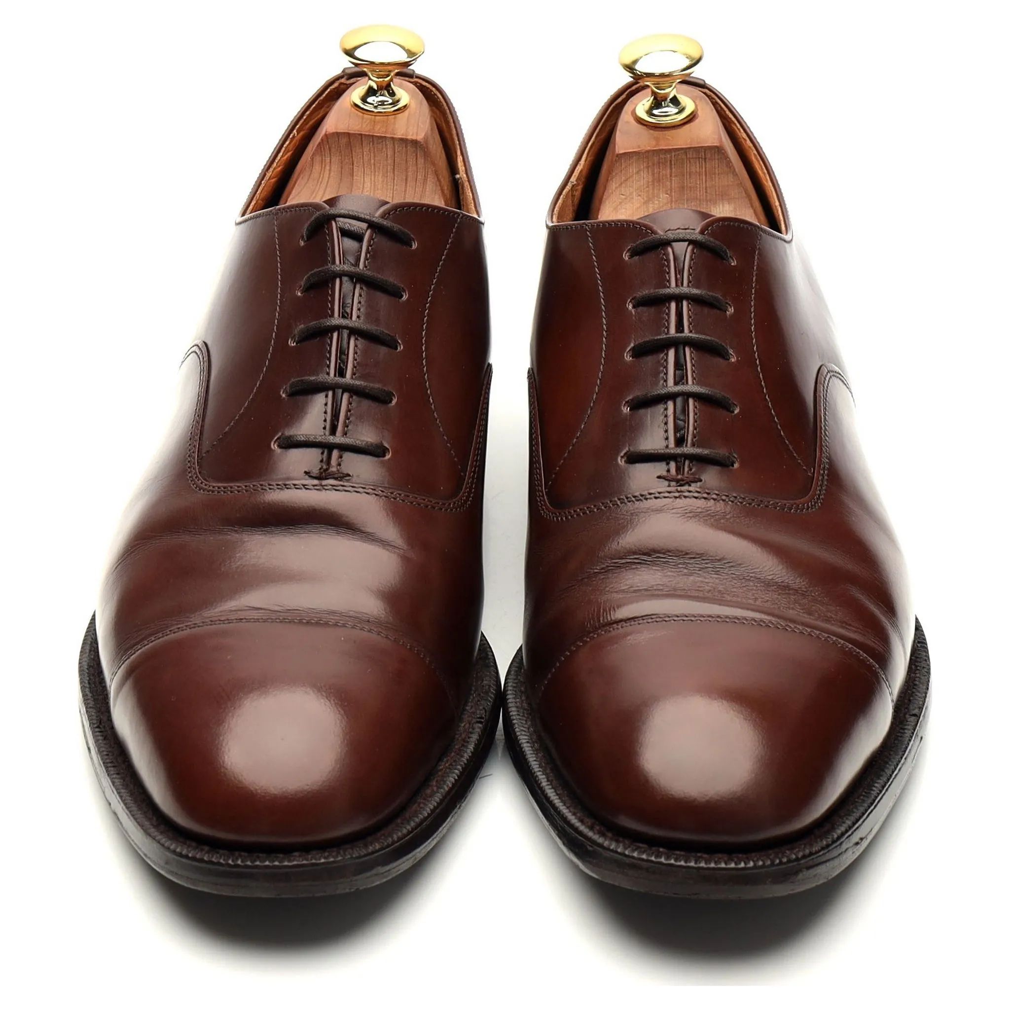 'Balmoral' Brown Leather Oxford UK 8.5 F