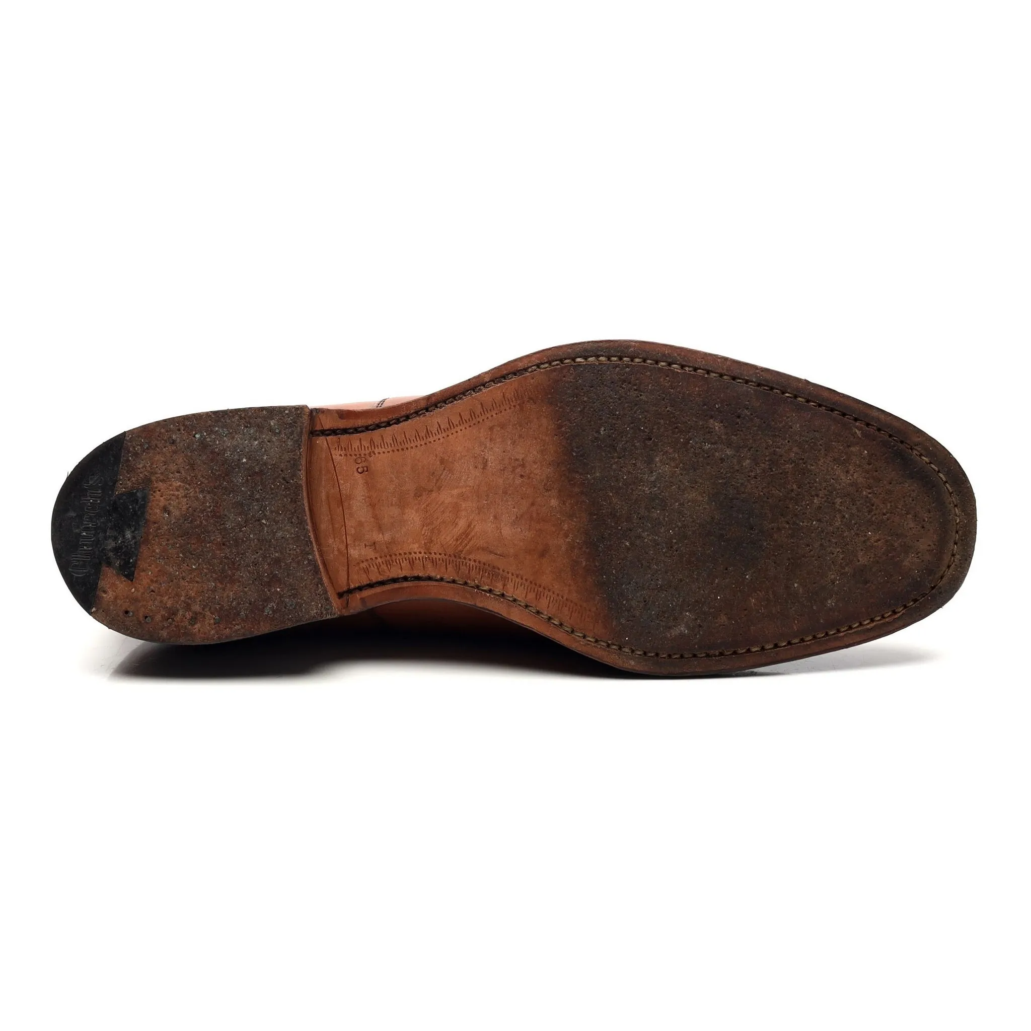 'Balmoral' Tan Brown Leather Oxford UK 6 F