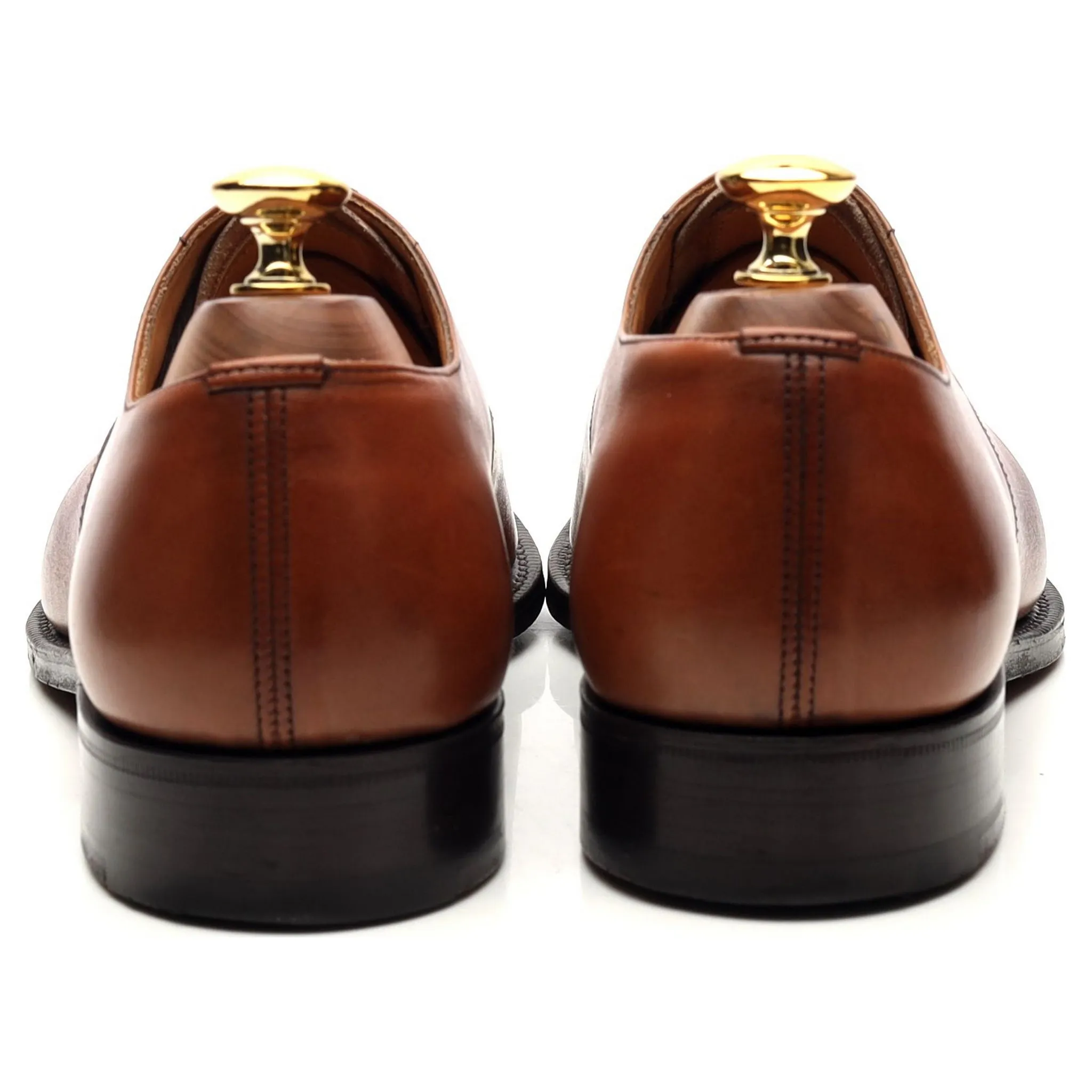 'Balmoral' Tan Brown Leather Oxford UK 6 F
