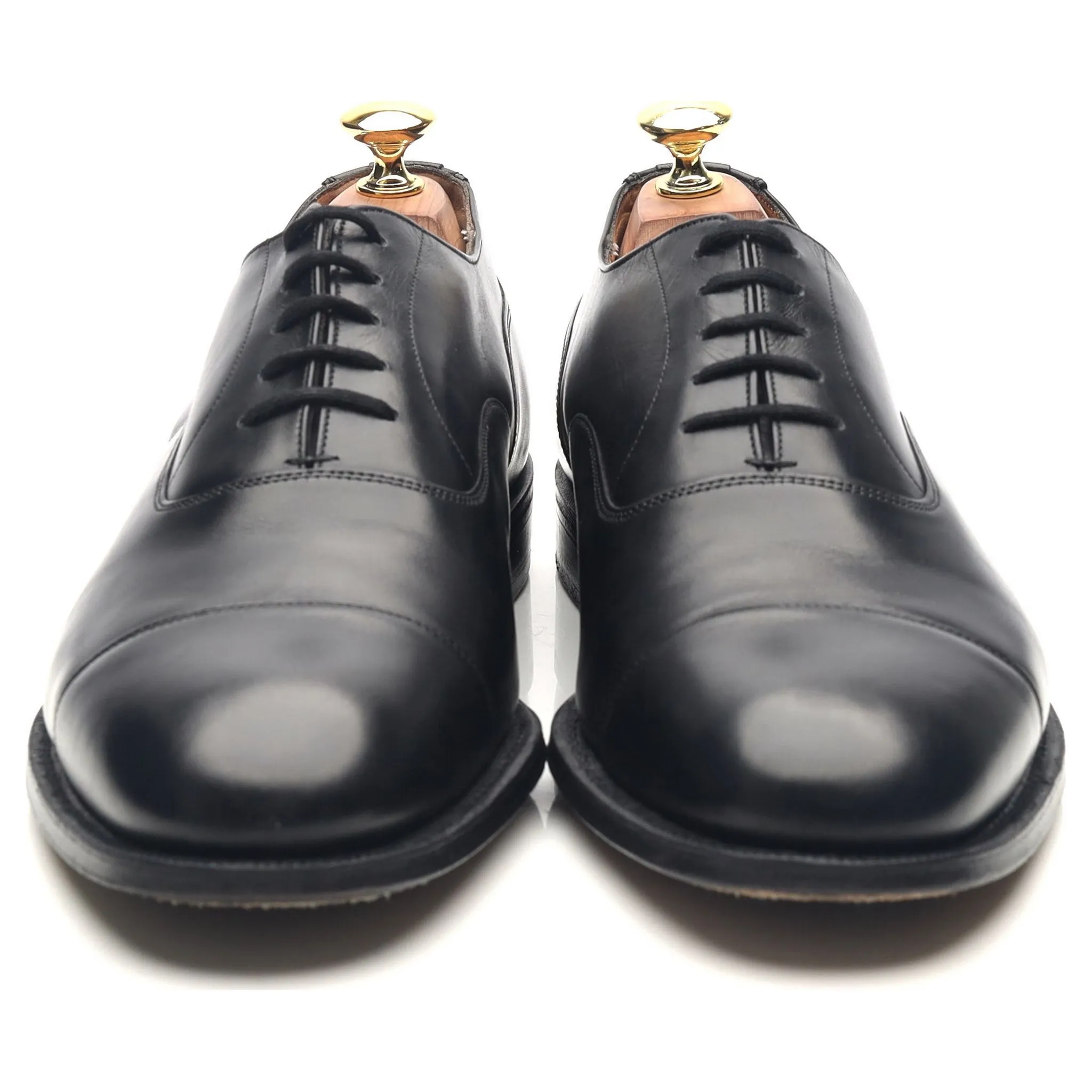 'Bamford' Black Leather Oxford UK 8 G